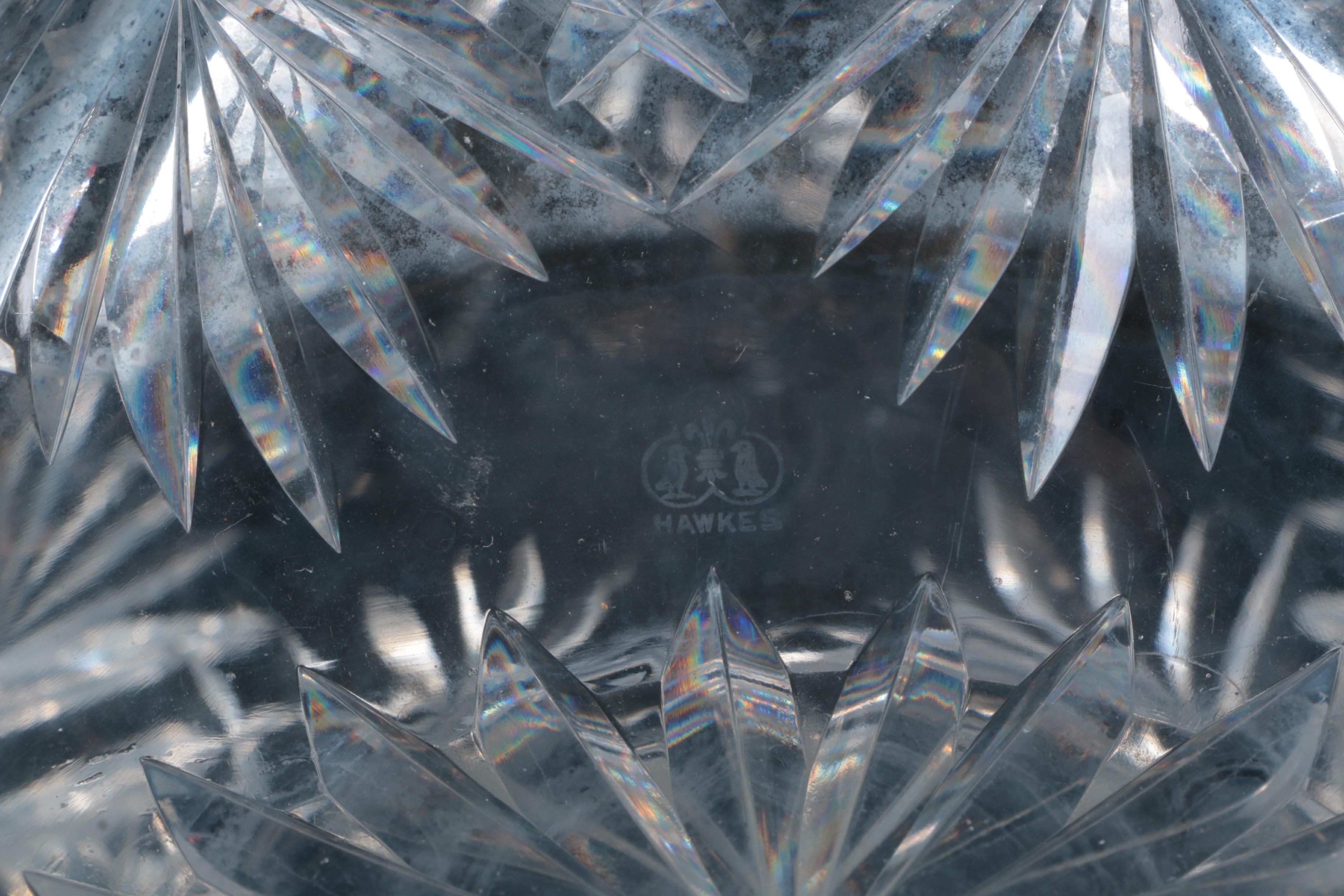 Vintage Hawkes Cut Glass Carafe