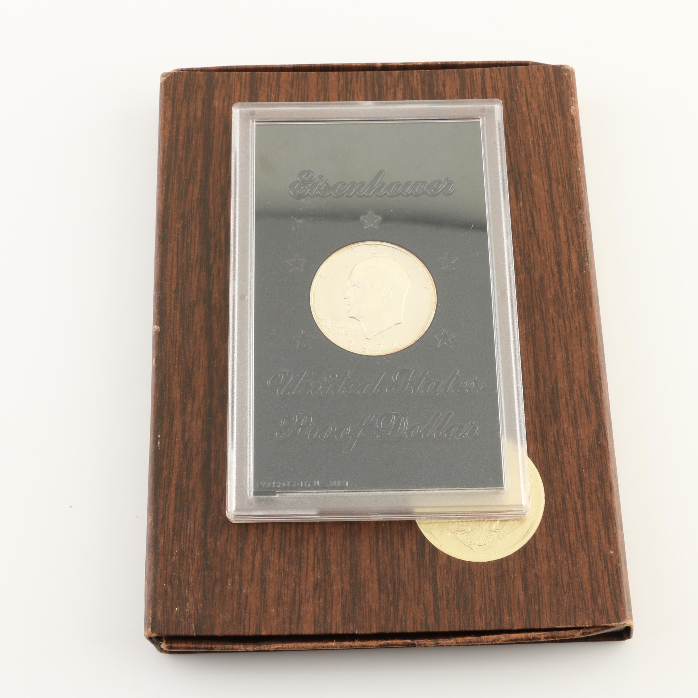 1972-S Eisenhower Proof Silver Dollar