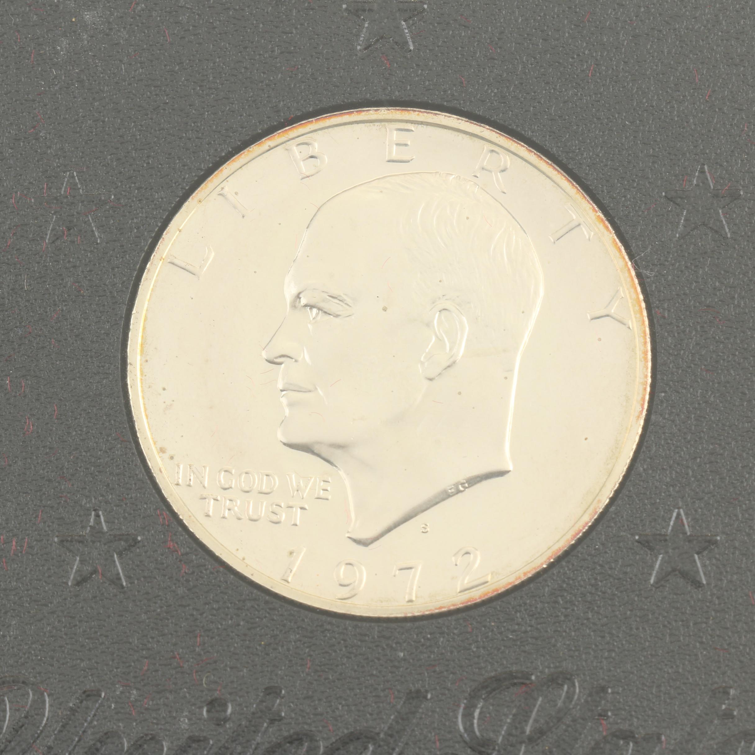 1972-S Eisenhower Proof Silver Dollar