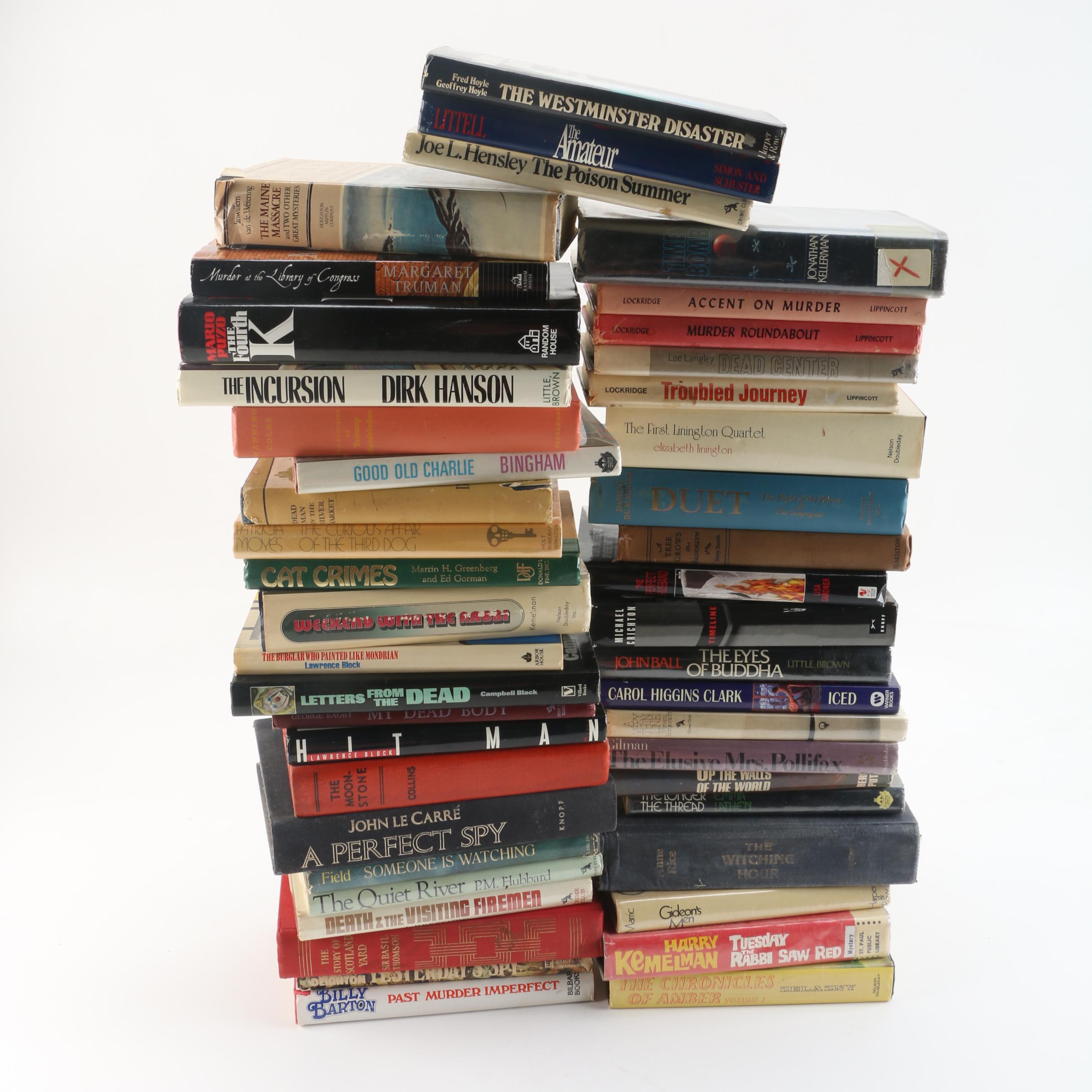 Mystery and Classic Fiction Books Including First Editions