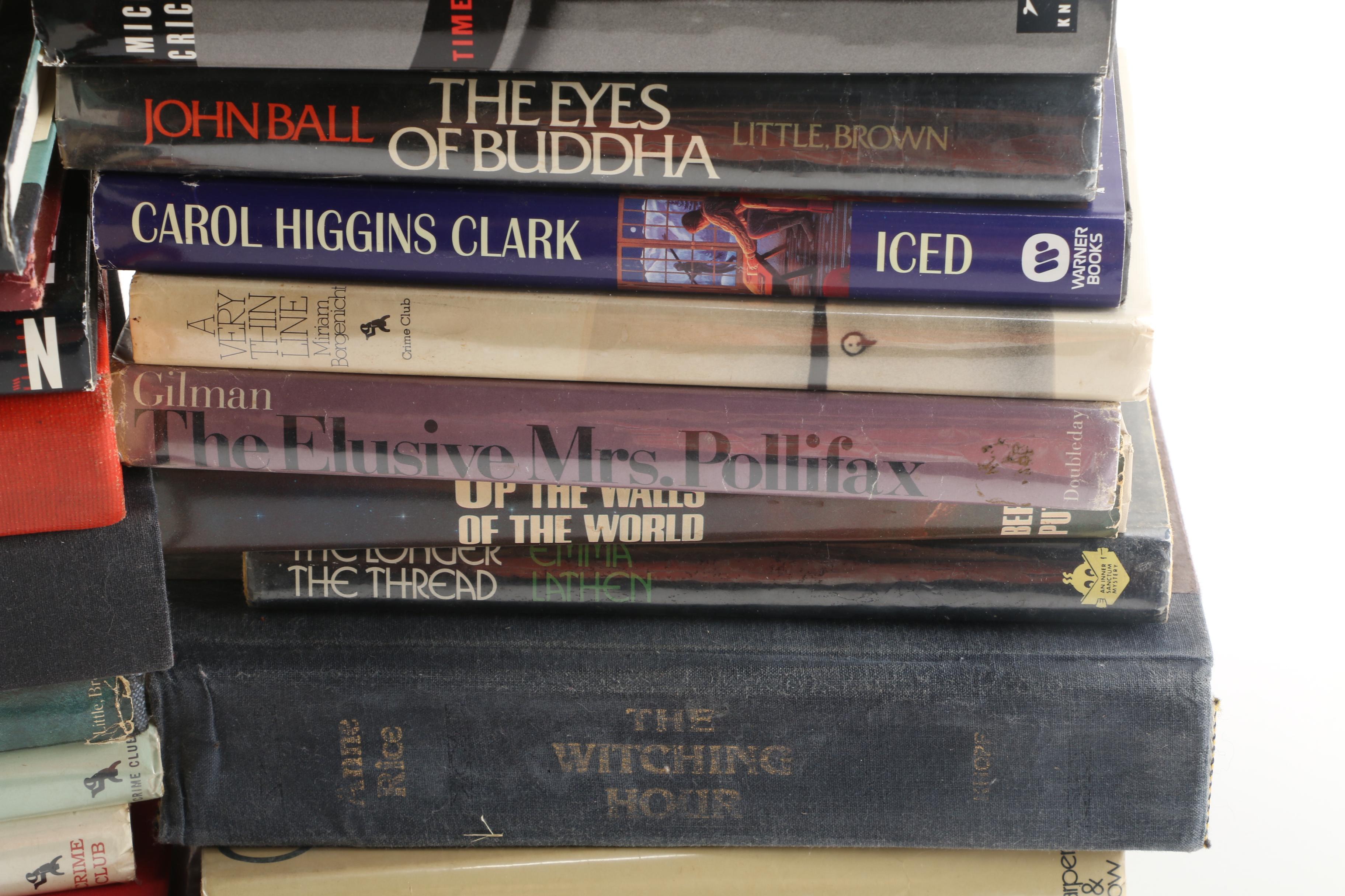 Mystery and Classic Fiction Books Including First Editions