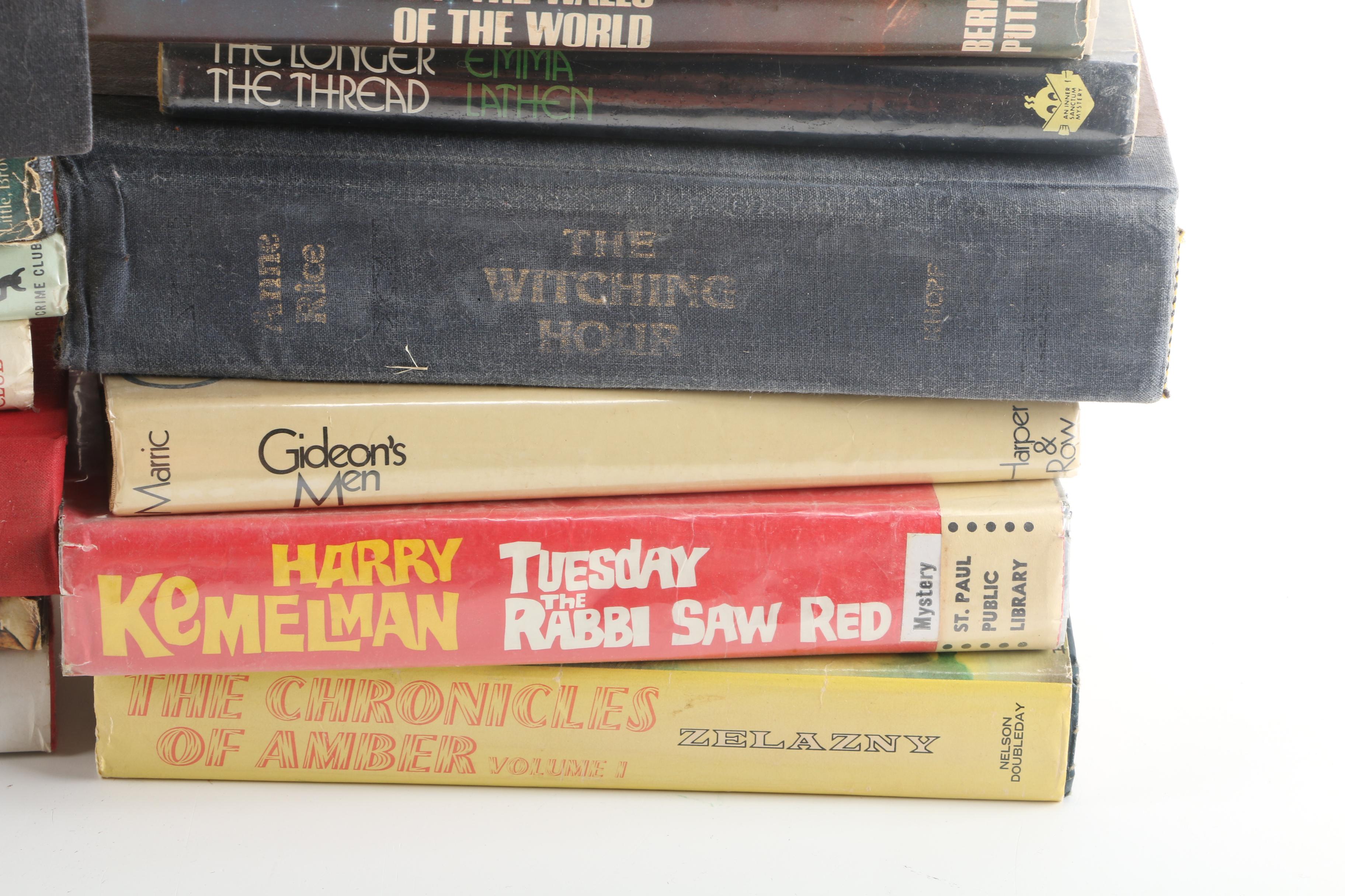 Mystery and Classic Fiction Books Including First Editions
