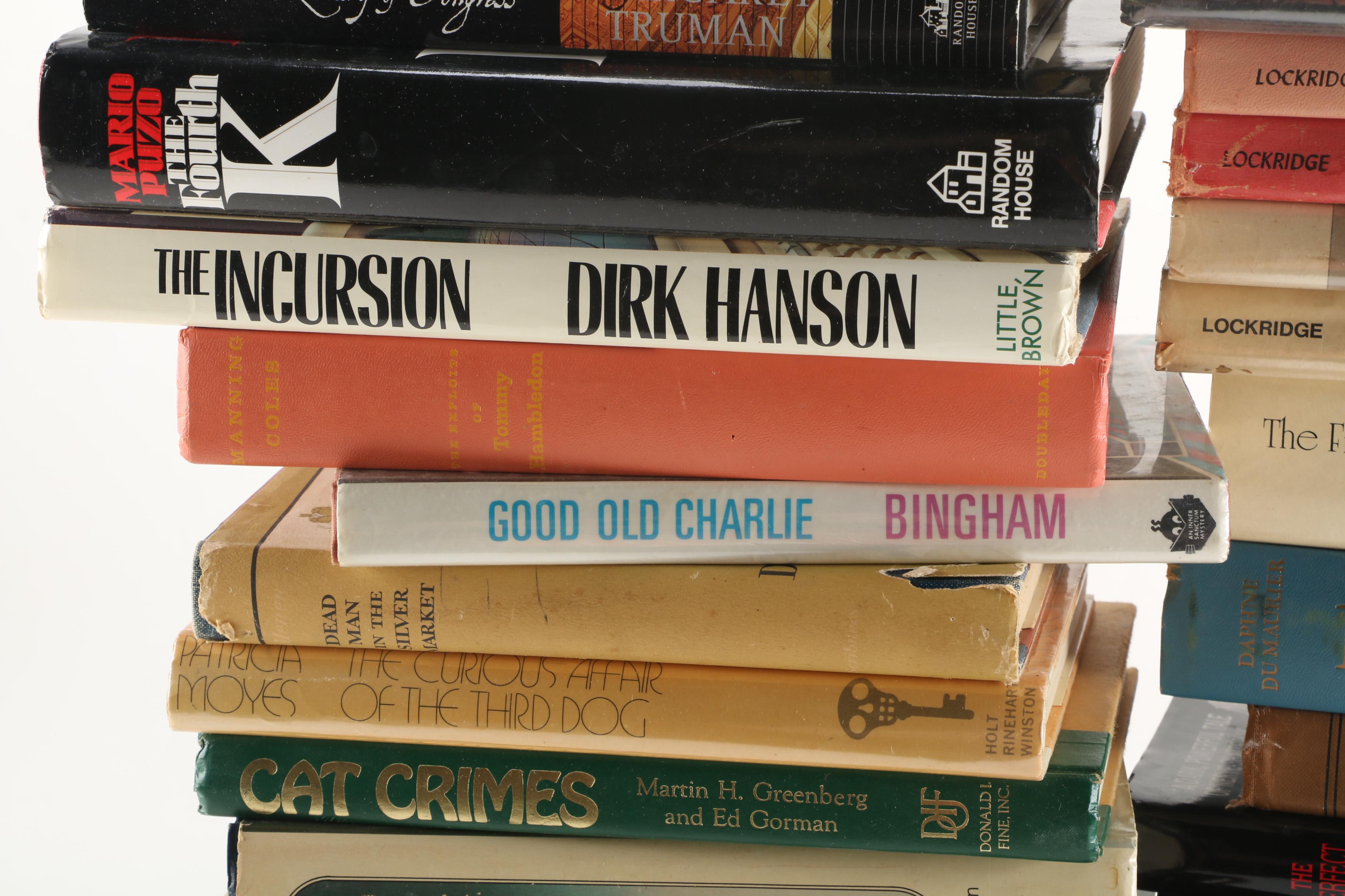 Mystery and Classic Fiction Books Including First Editions
