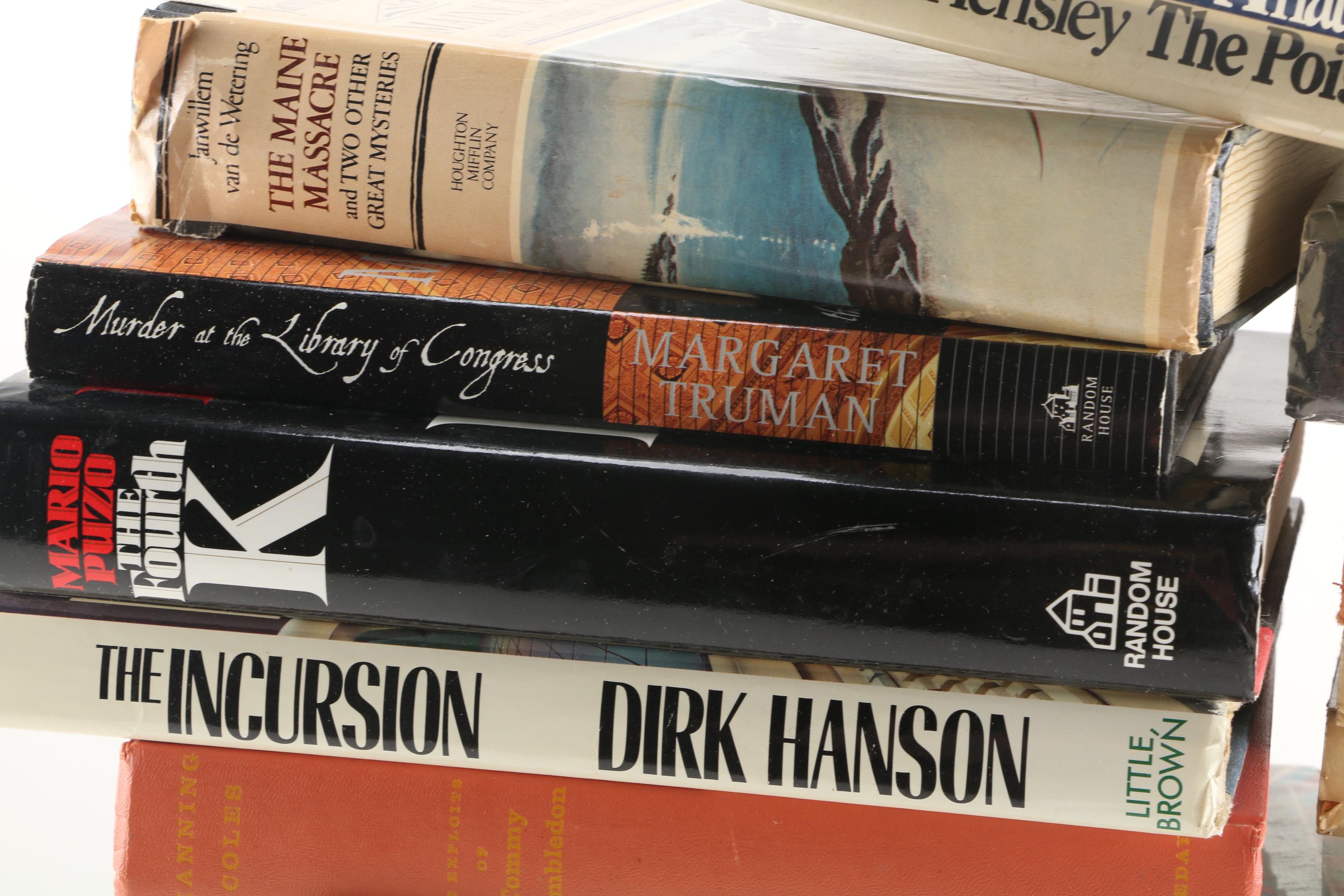 Mystery and Classic Fiction Books Including First Editions