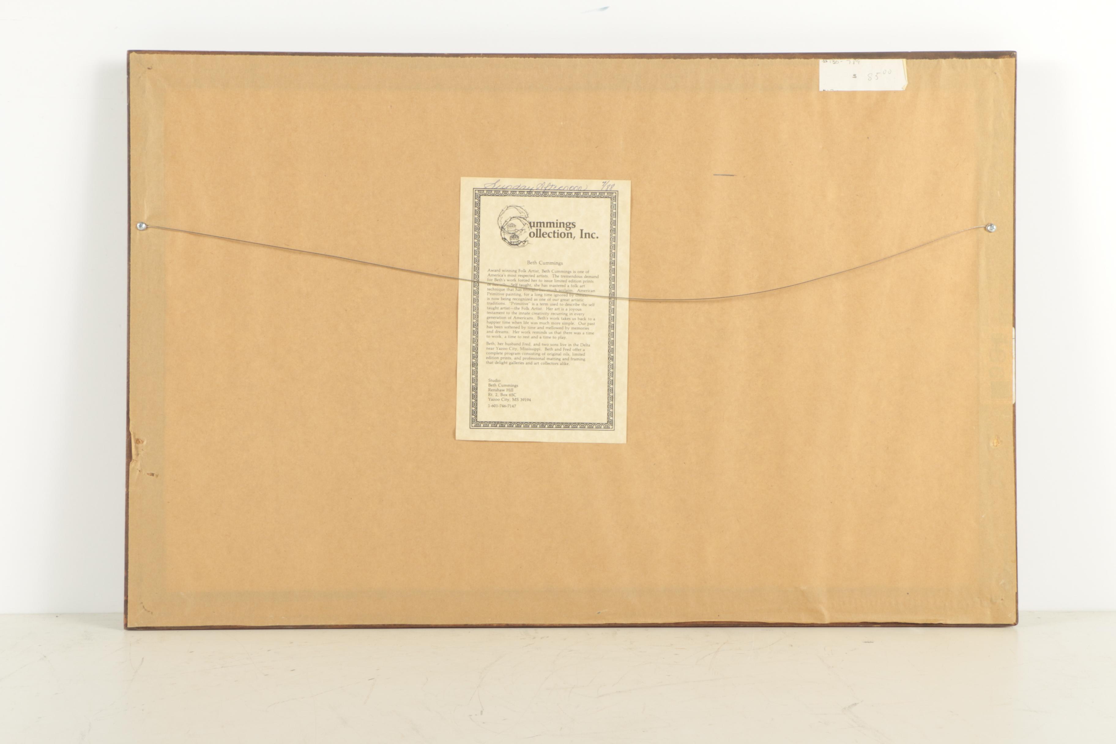 Beth Cummings Limited Edition Offset Lithograph