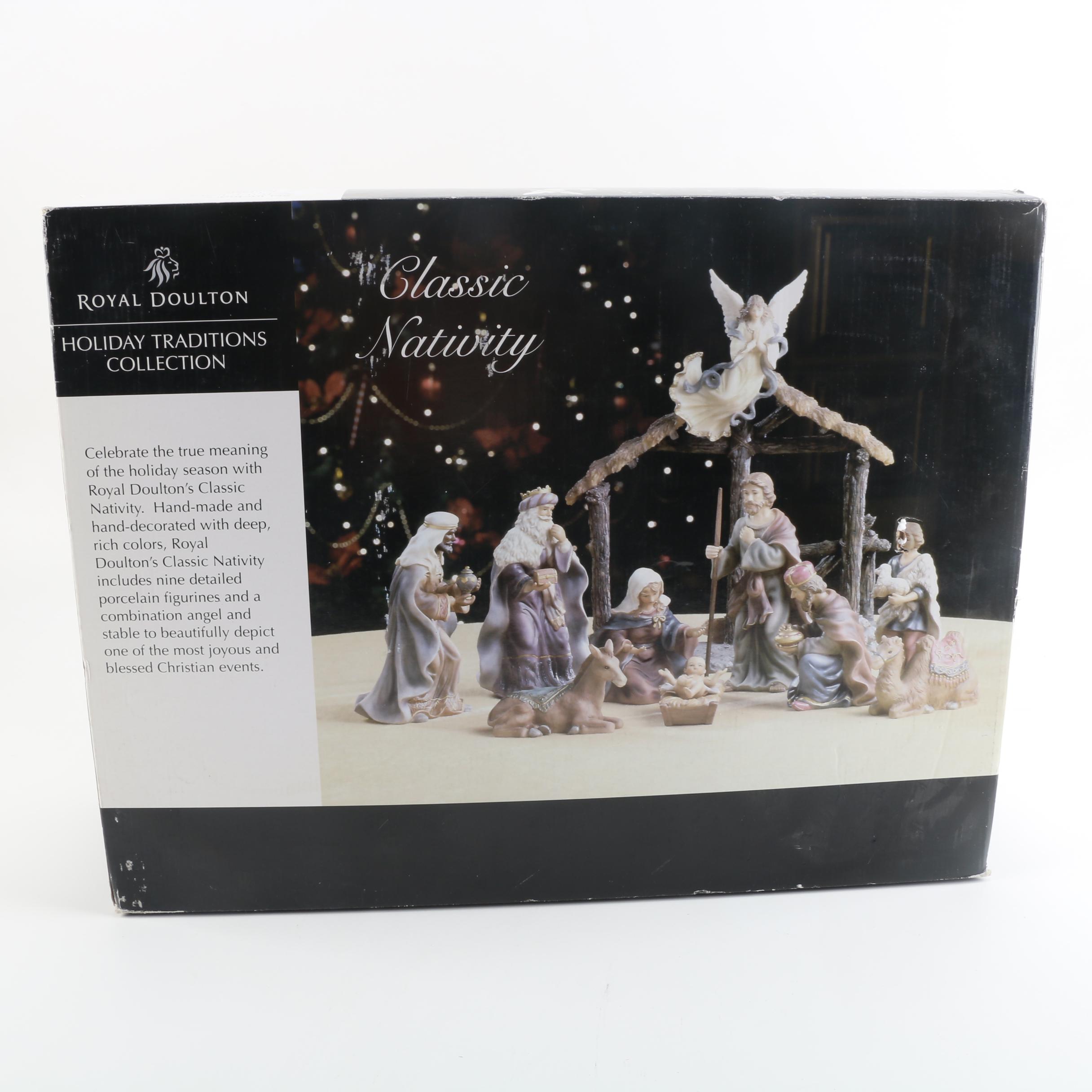 2005 Royal Doulton Porcelain "Classic Nativity" Set