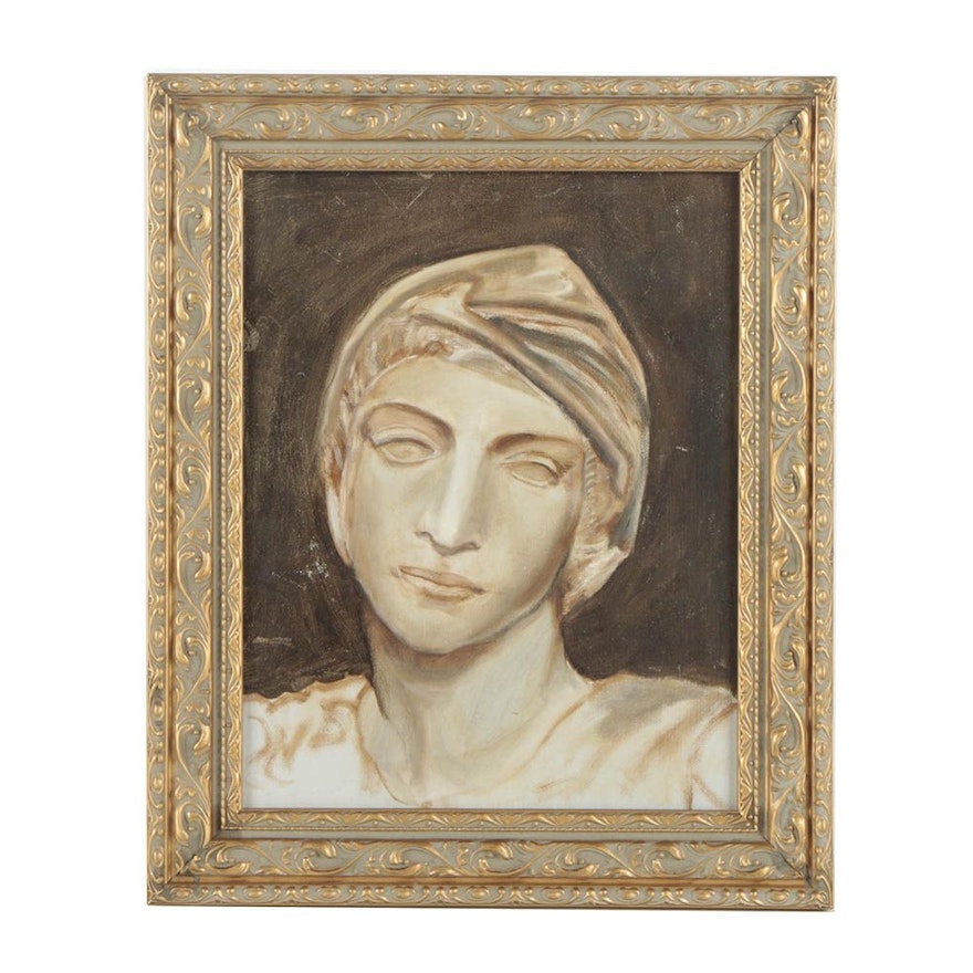 Oil Painting of Classical Sculpture