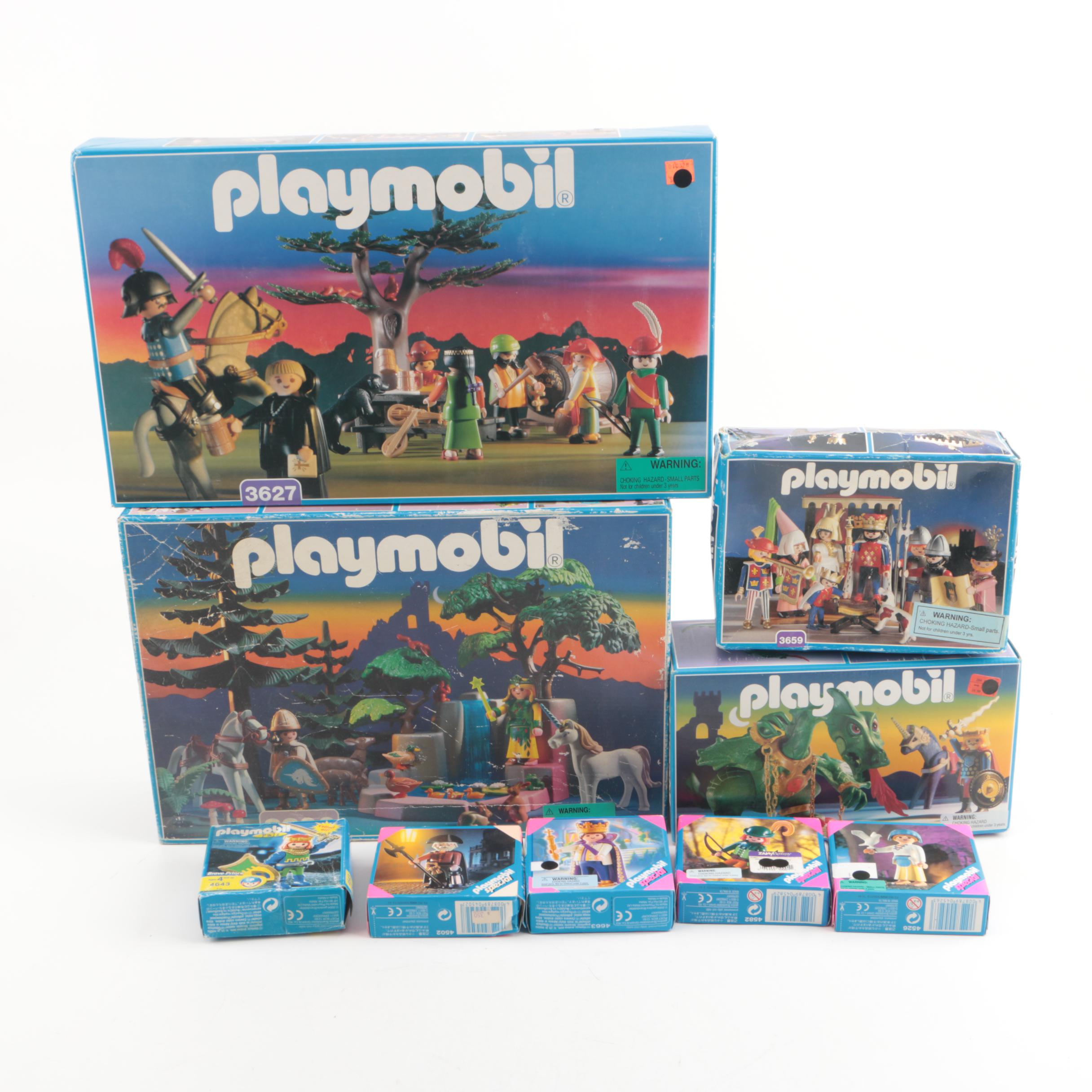 Playmobile Medieval Sets Including "Merry Men's Feast"