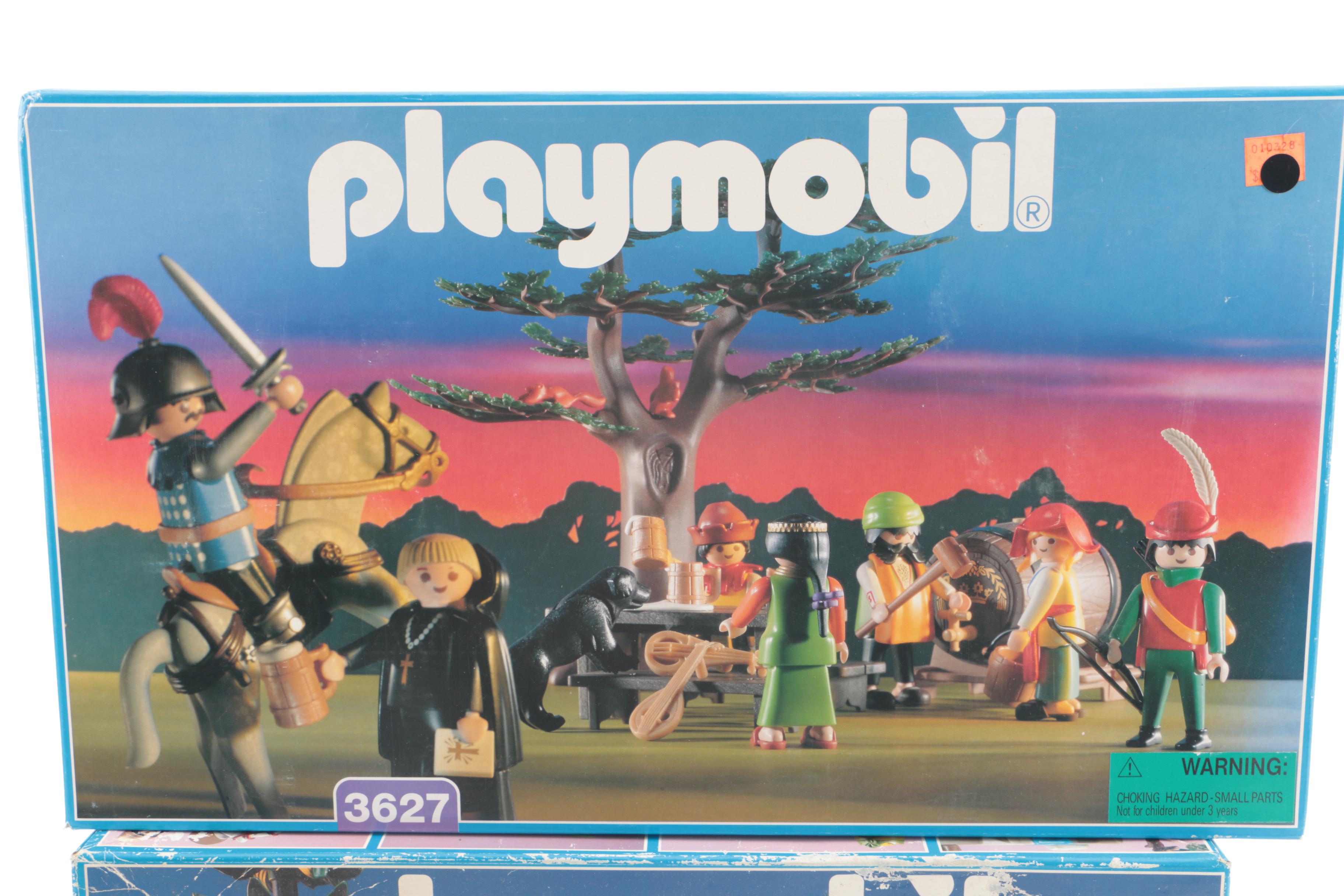 Playmobile Medieval Sets Including "Merry Men's Feast"