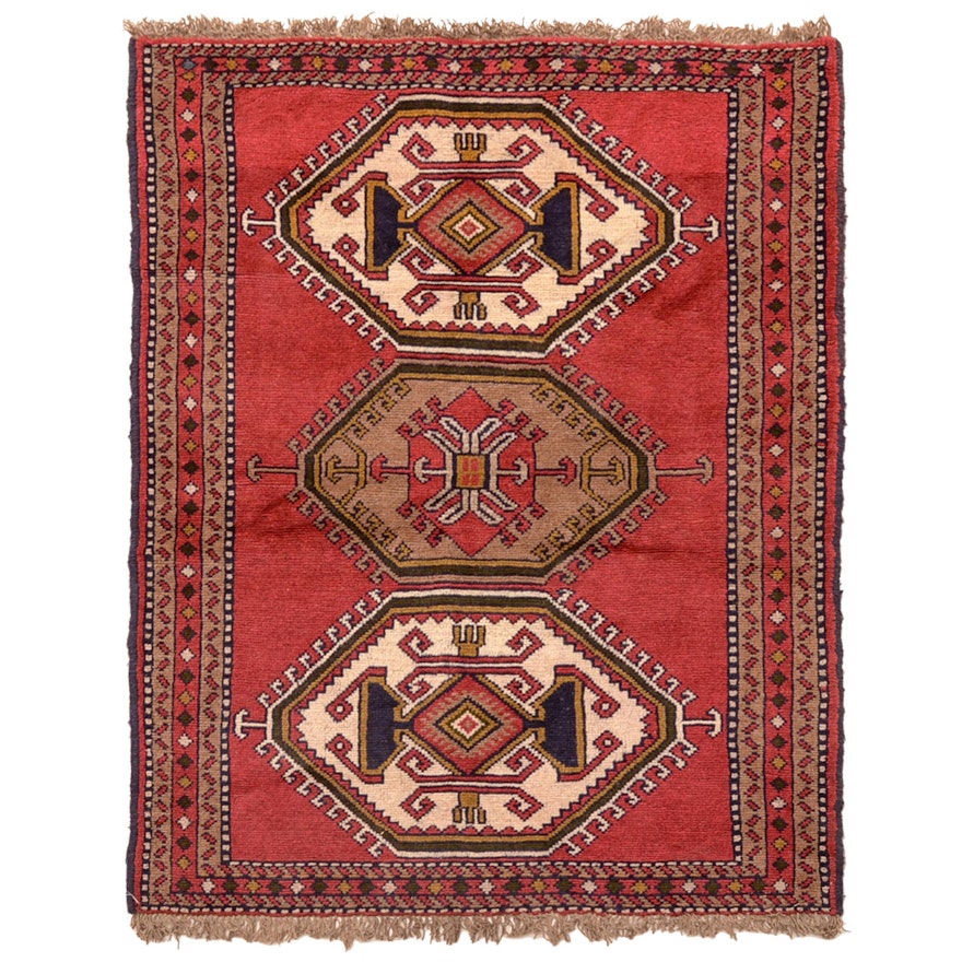 Hand-Knotted Persian Quchan Area Rug