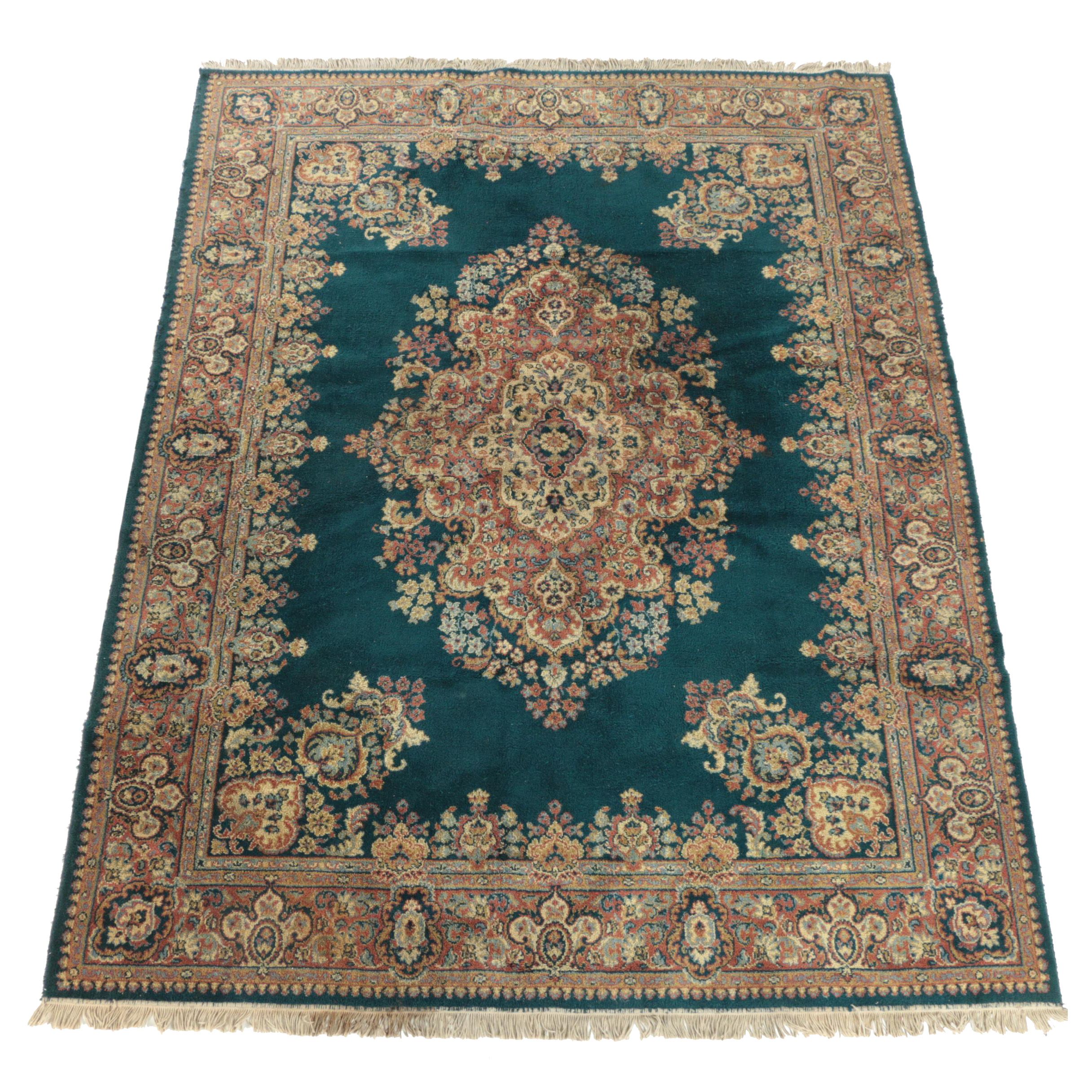 Vintage Power-Loomed "Kirman" Area Rug by Beaulieu of America