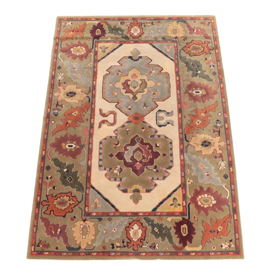 Power-Loomed Belgian "Delphi" Carved Wool Area Rug by Kennedy Carpets