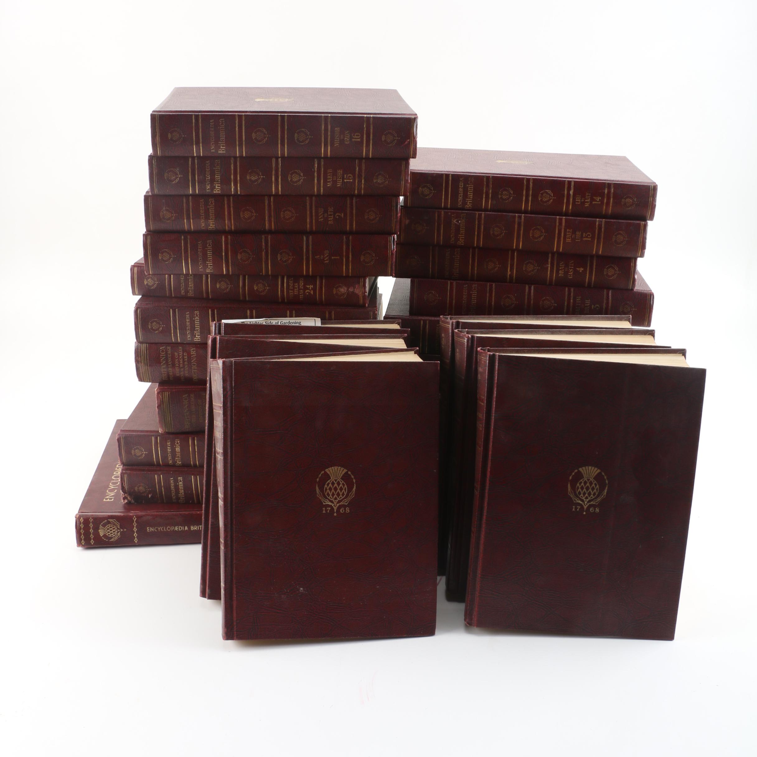 1960s Twenty-Seven Volumes of "Encyclopædia Britannica World Atlas"