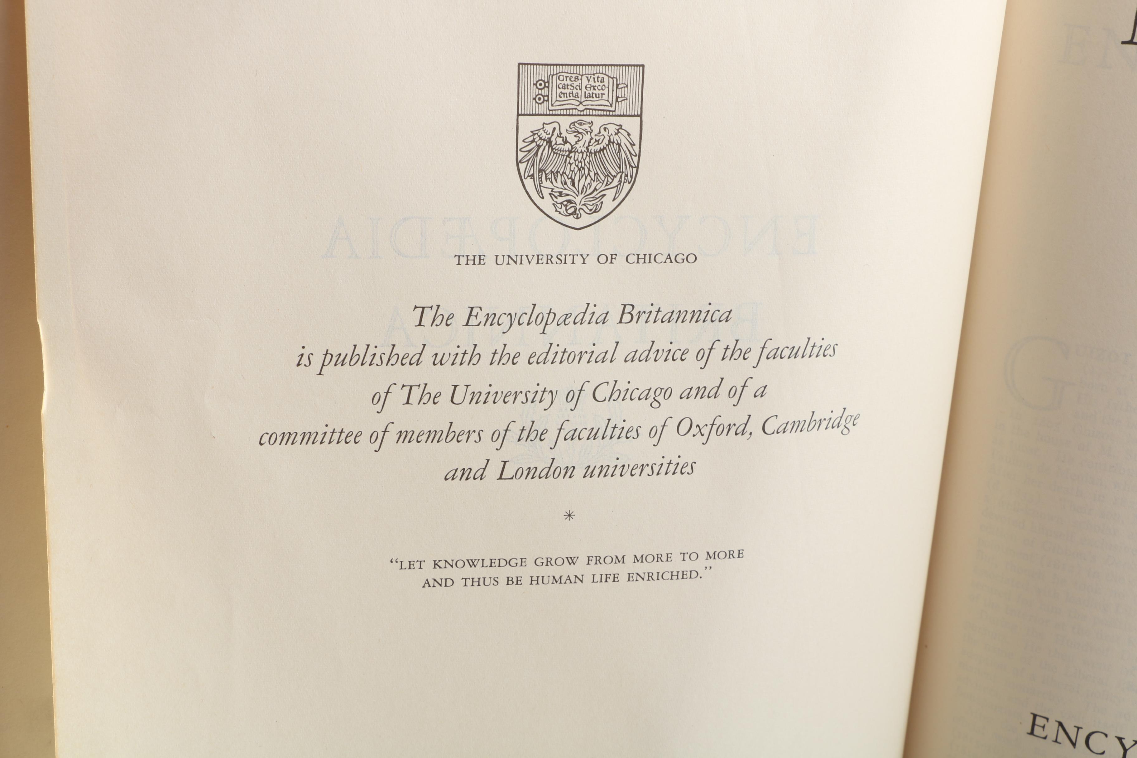 1960s Twenty-Seven Volumes of "Encyclopædia Britannica World Atlas"