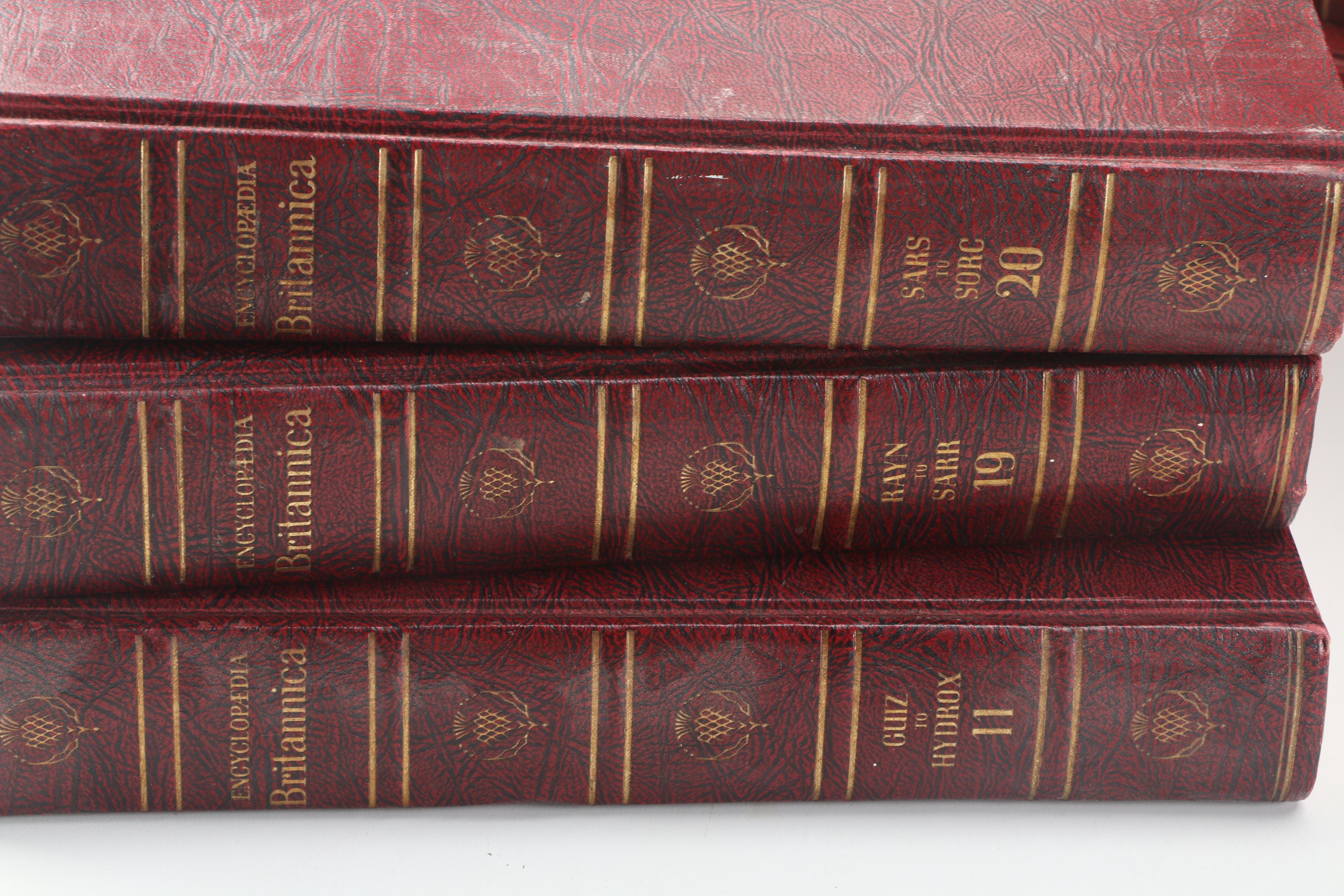 1960s Twenty-Seven Volumes of "Encyclopædia Britannica World Atlas"
