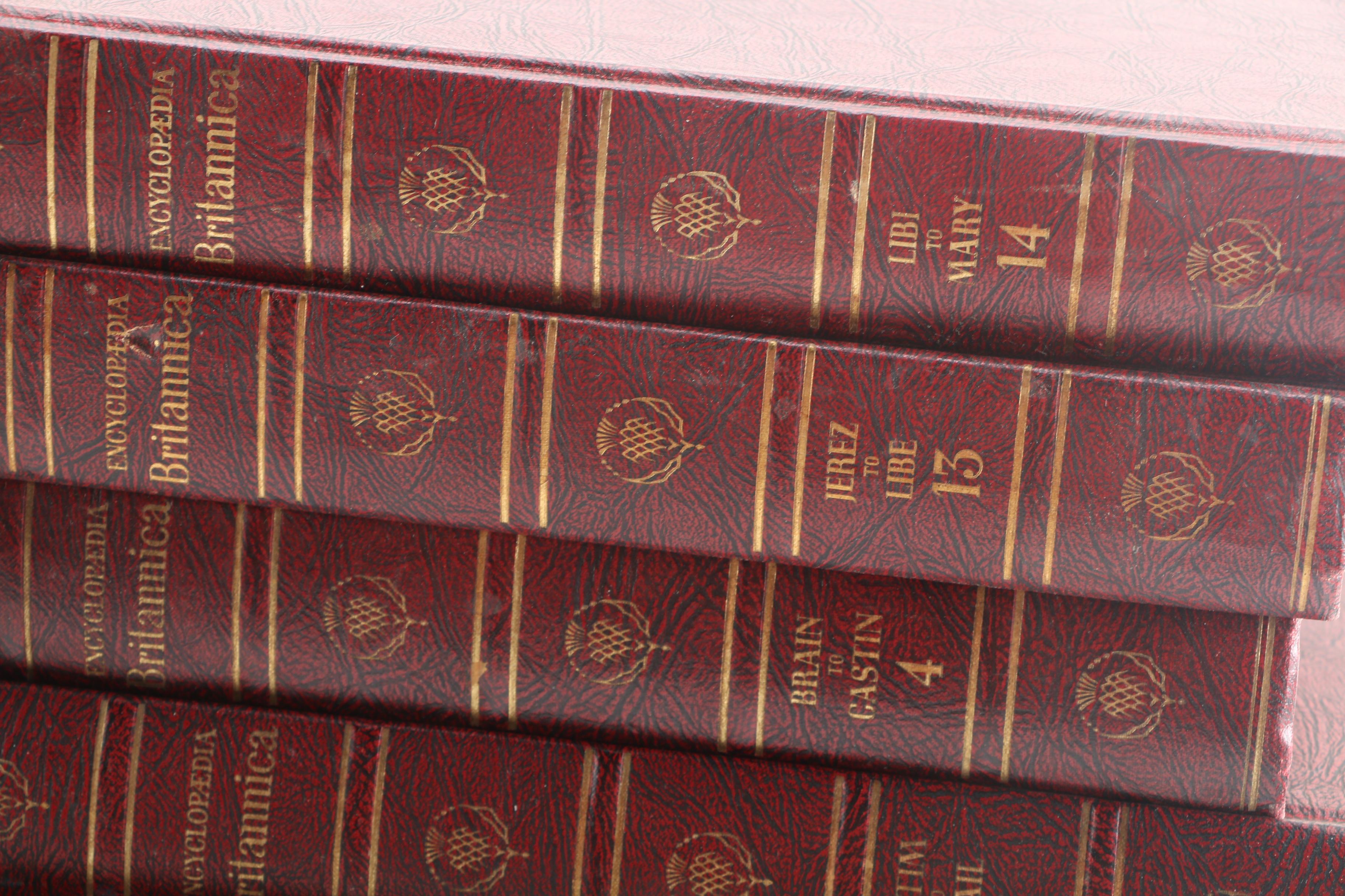 1960s Twenty-Seven Volumes of "Encyclopædia Britannica World Atlas"