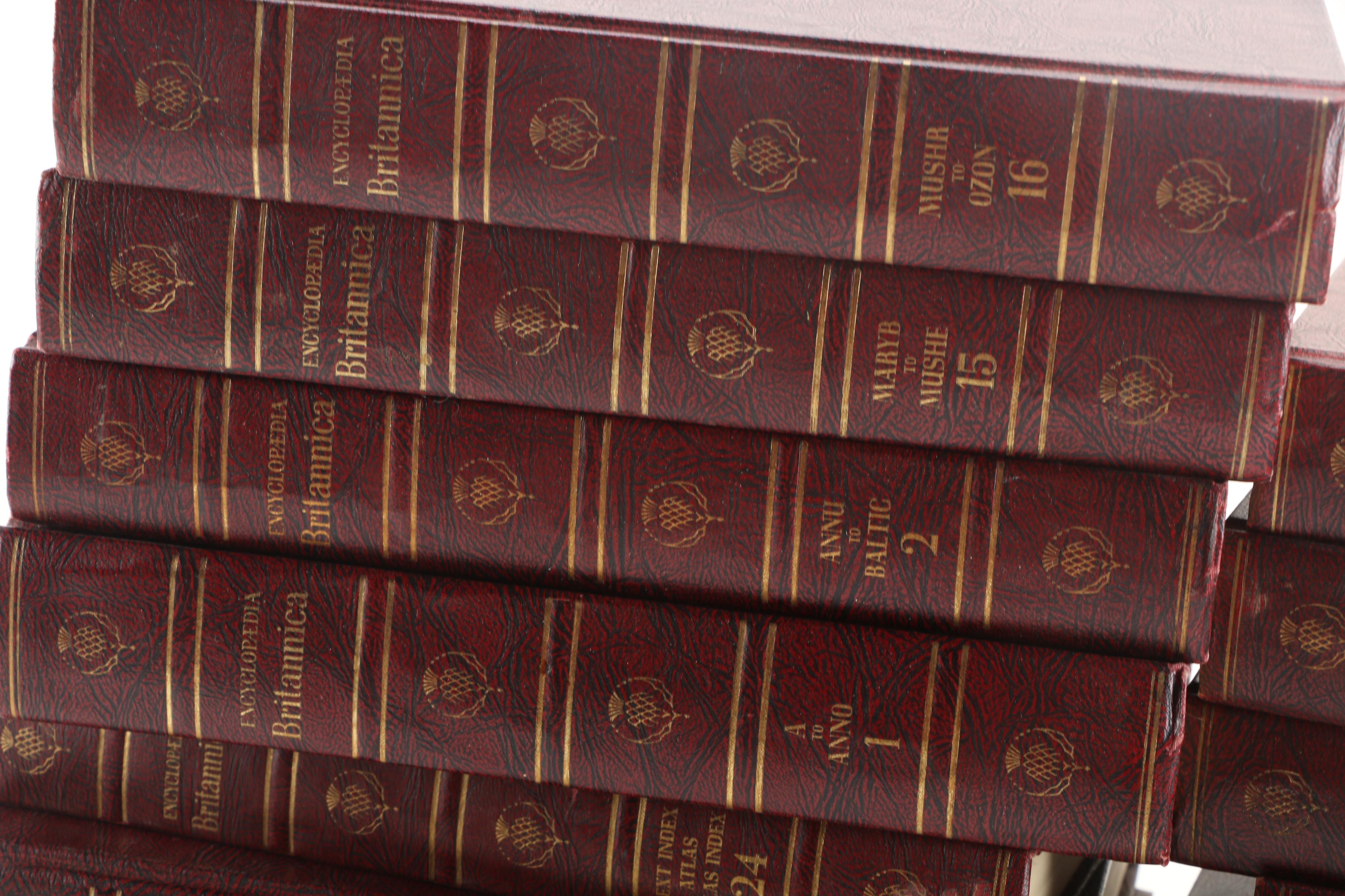 1960s Twenty-Seven Volumes of "Encyclopædia Britannica World Atlas"