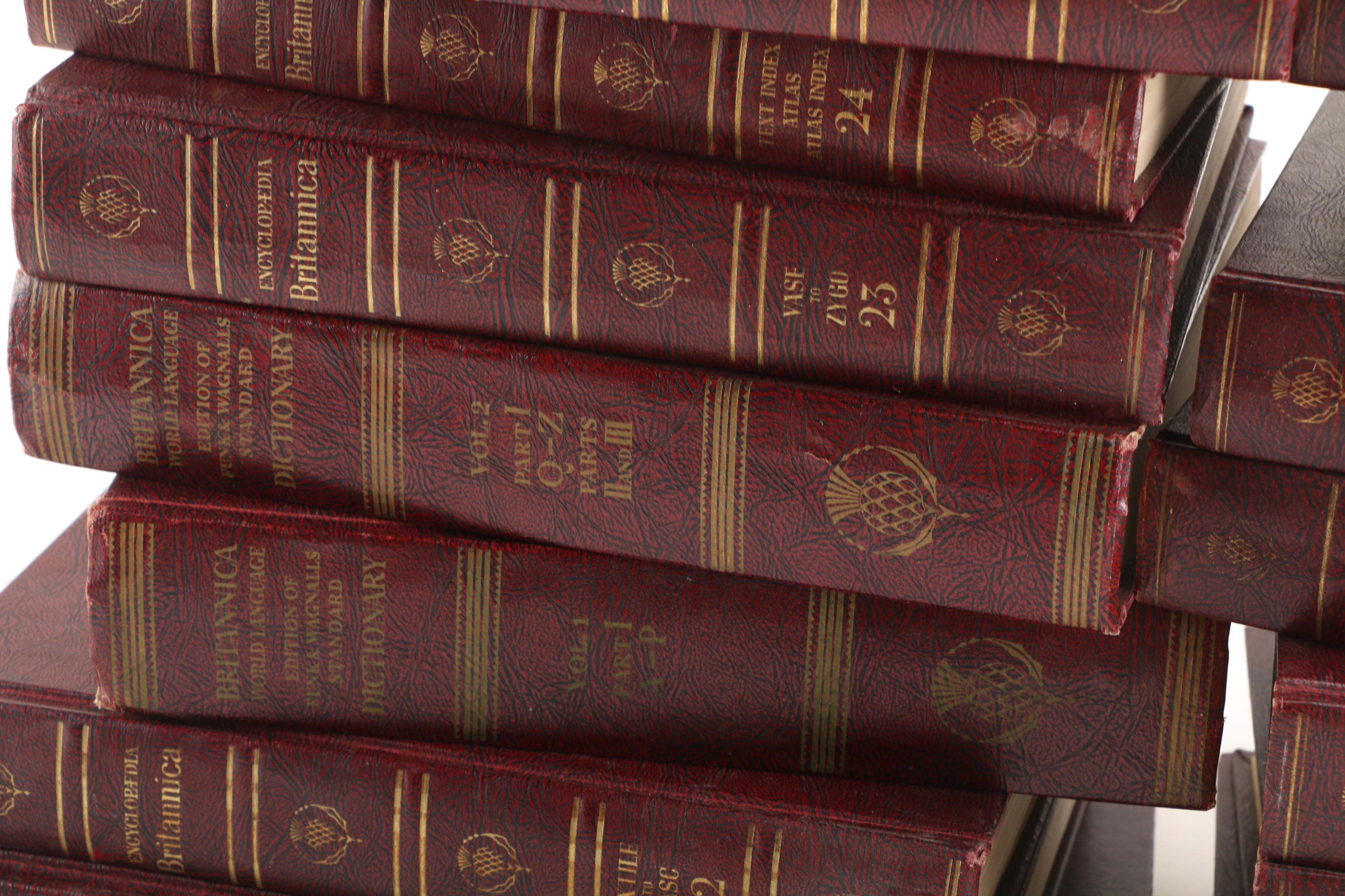 1960s Twenty-Seven Volumes of "Encyclopædia Britannica World Atlas"