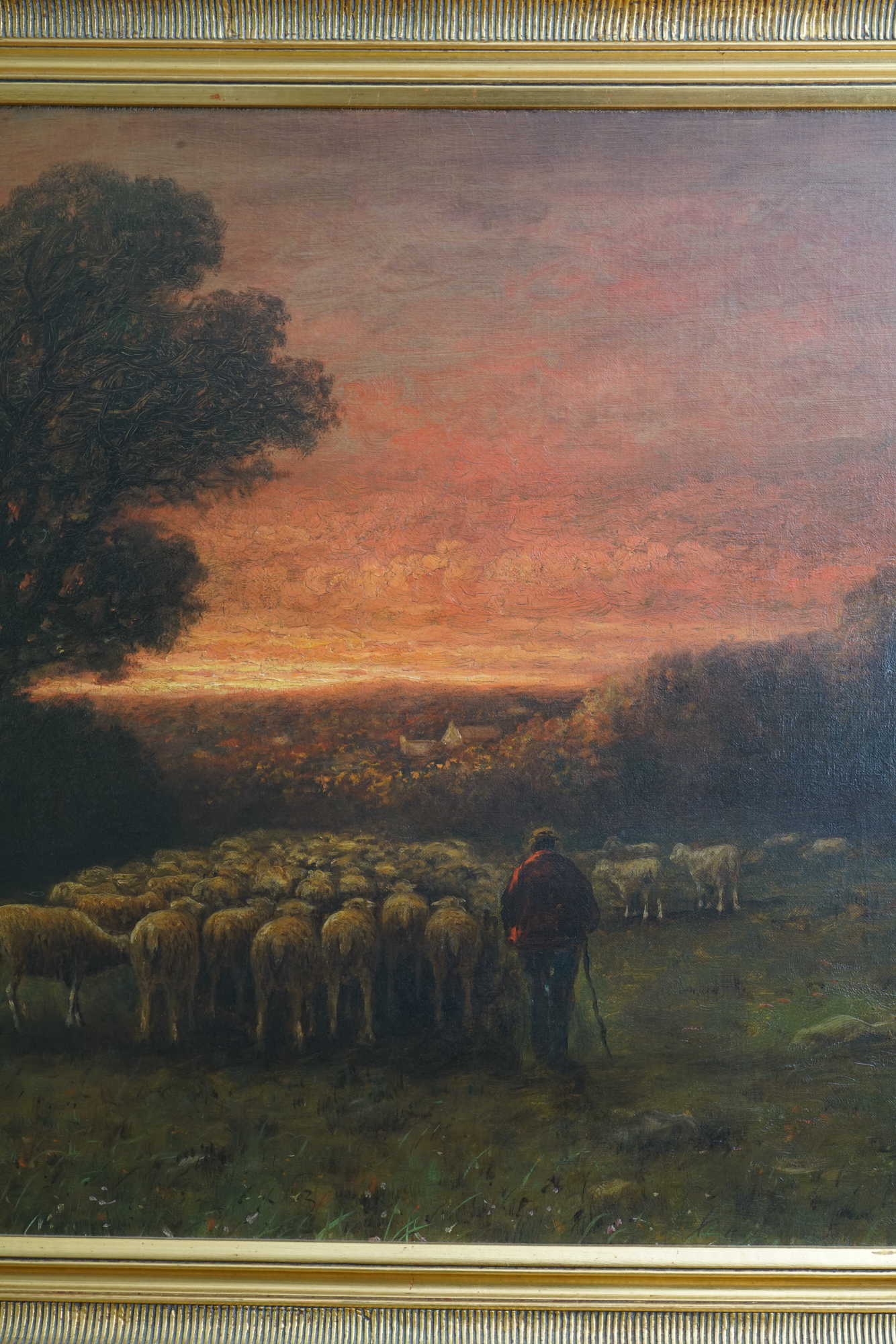 Wesley Elbridge Webber Pastoral Landscape Oil Painting