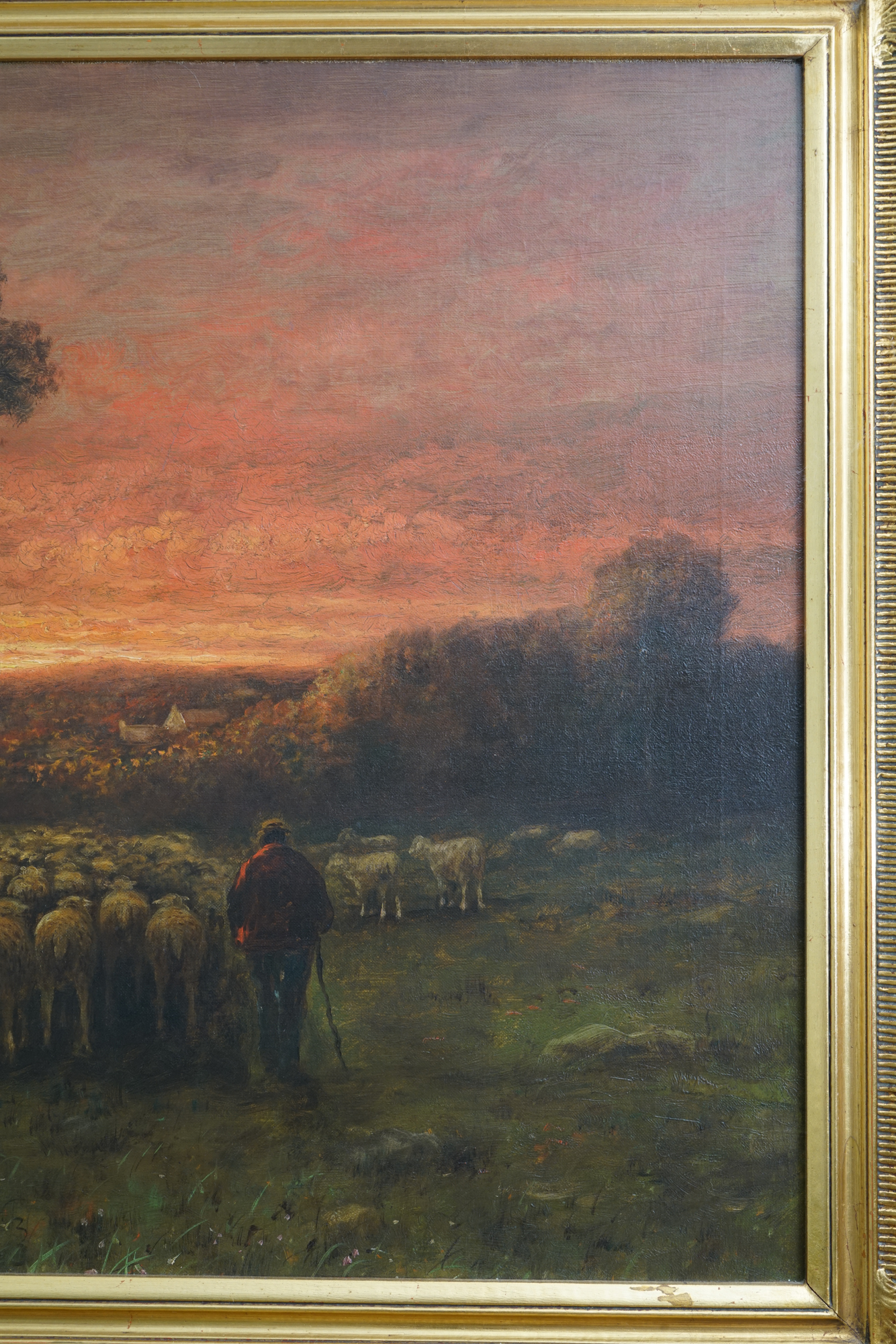 Wesley Elbridge Webber Pastoral Landscape Oil Painting