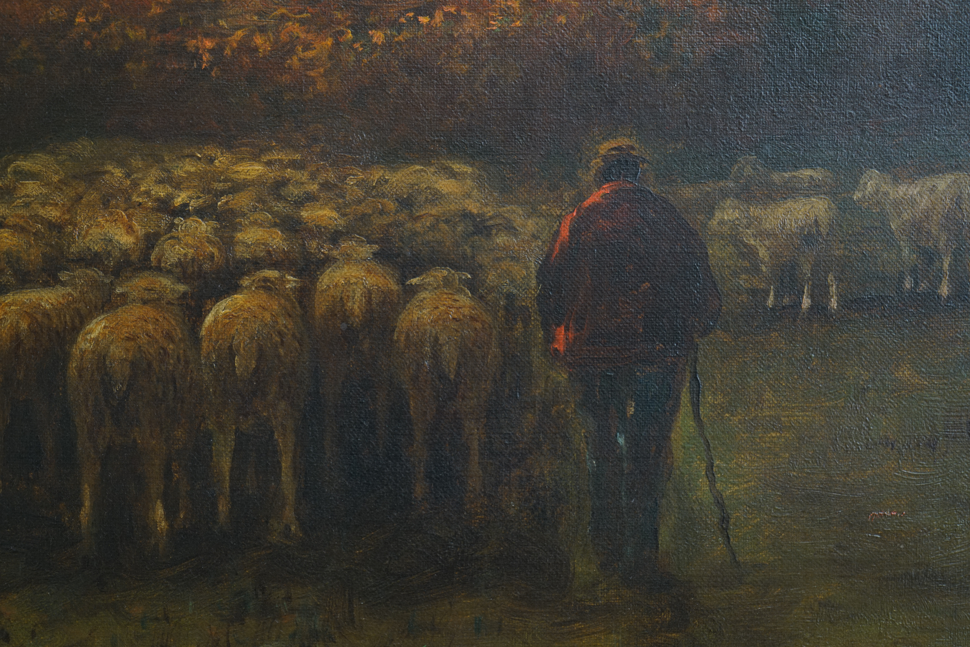 Wesley Elbridge Webber Pastoral Landscape Oil Painting