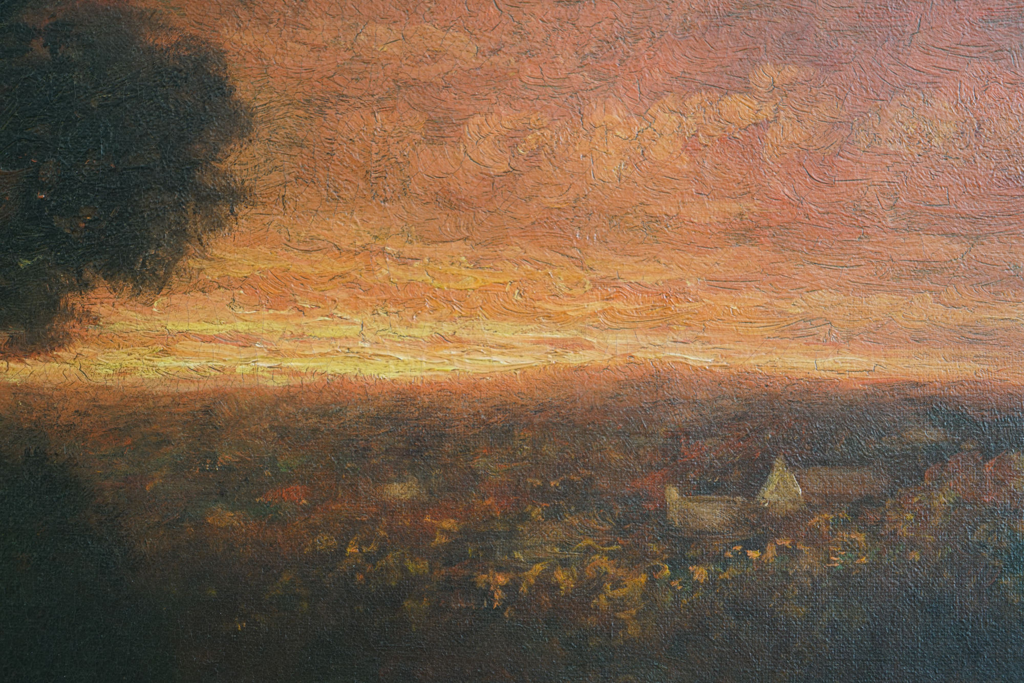 Wesley Elbridge Webber Pastoral Landscape Oil Painting