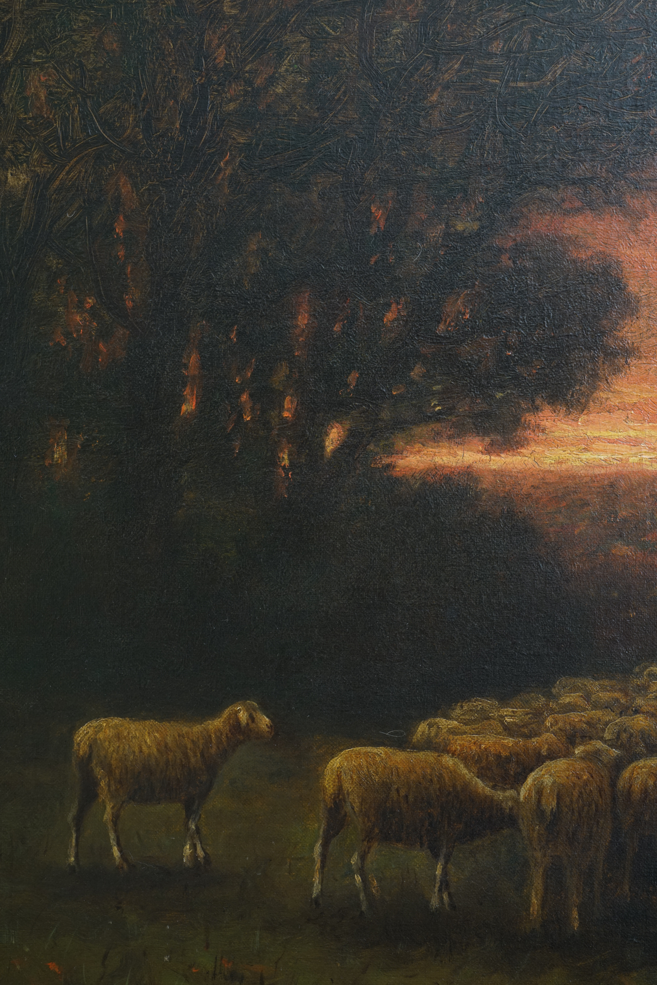 Wesley Elbridge Webber Pastoral Landscape Oil Painting