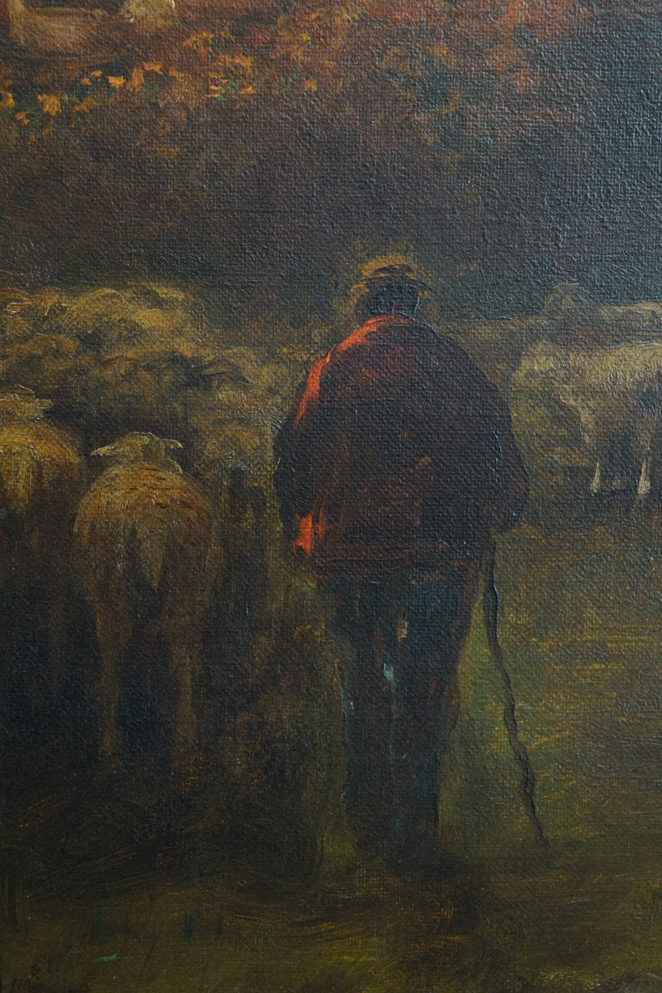 Wesley Elbridge Webber Pastoral Landscape Oil Painting