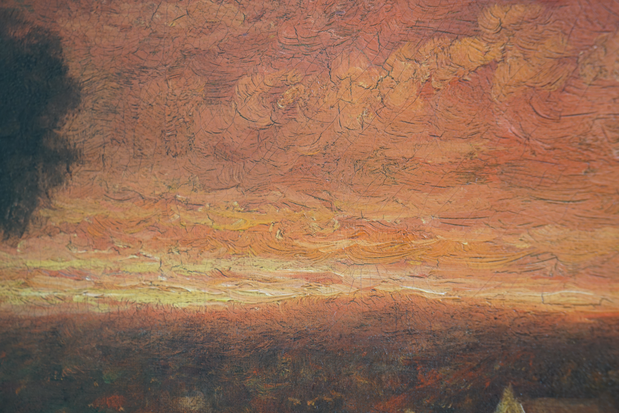 Wesley Elbridge Webber Pastoral Landscape Oil Painting