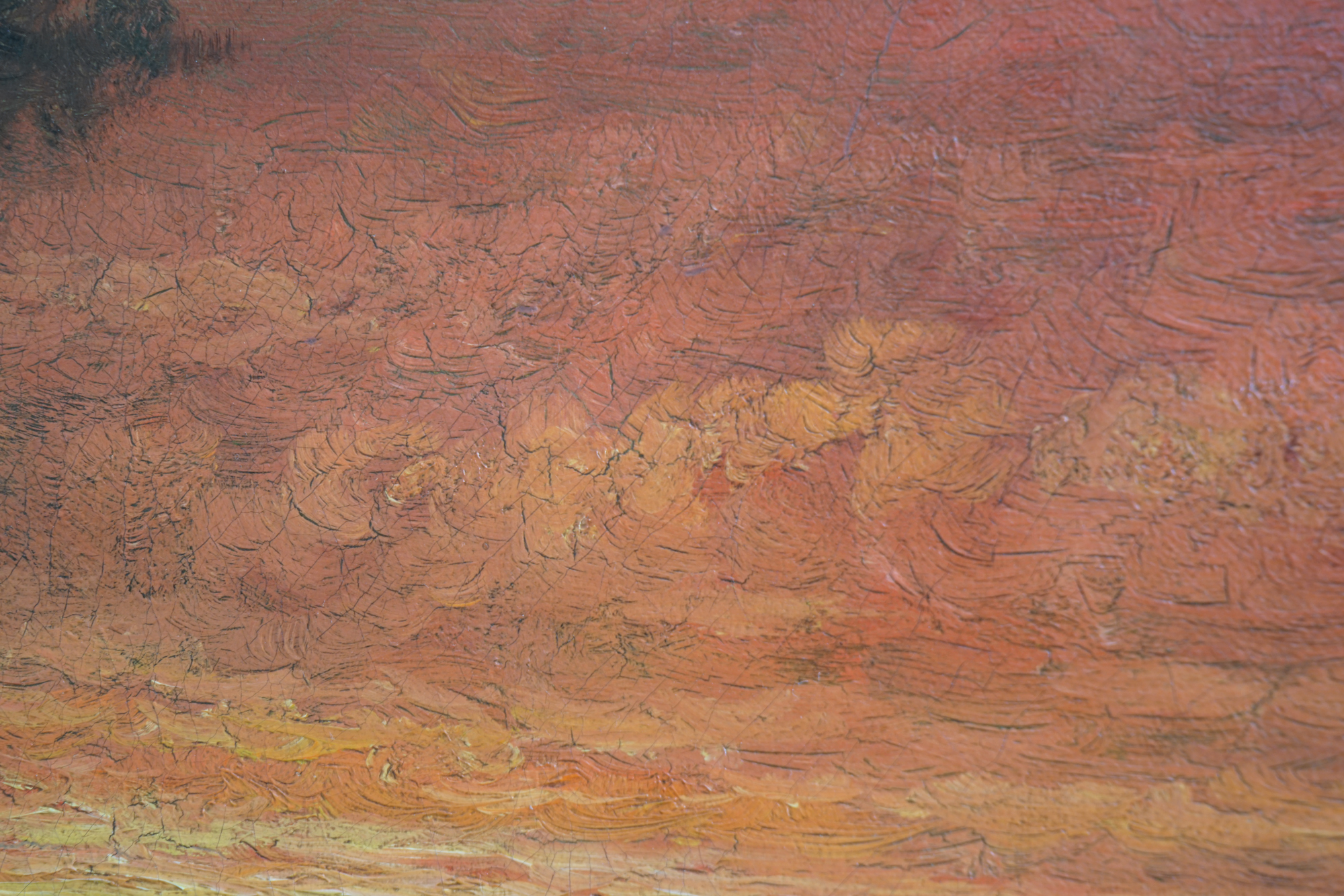 Wesley Elbridge Webber Pastoral Landscape Oil Painting