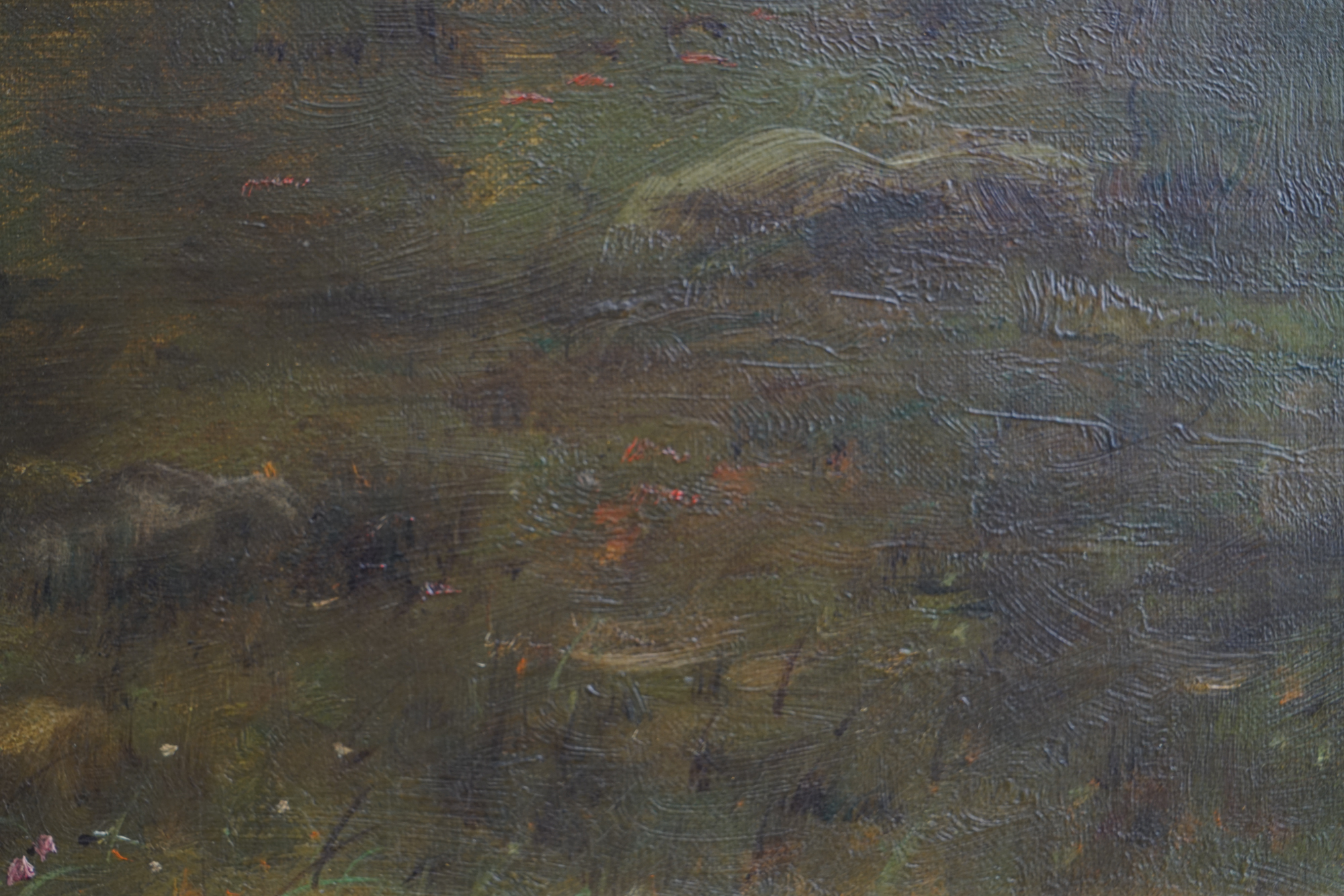 Wesley Elbridge Webber Pastoral Landscape Oil Painting