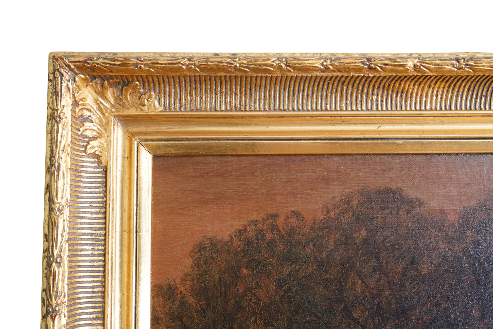 Wesley Elbridge Webber Pastoral Landscape Oil Painting