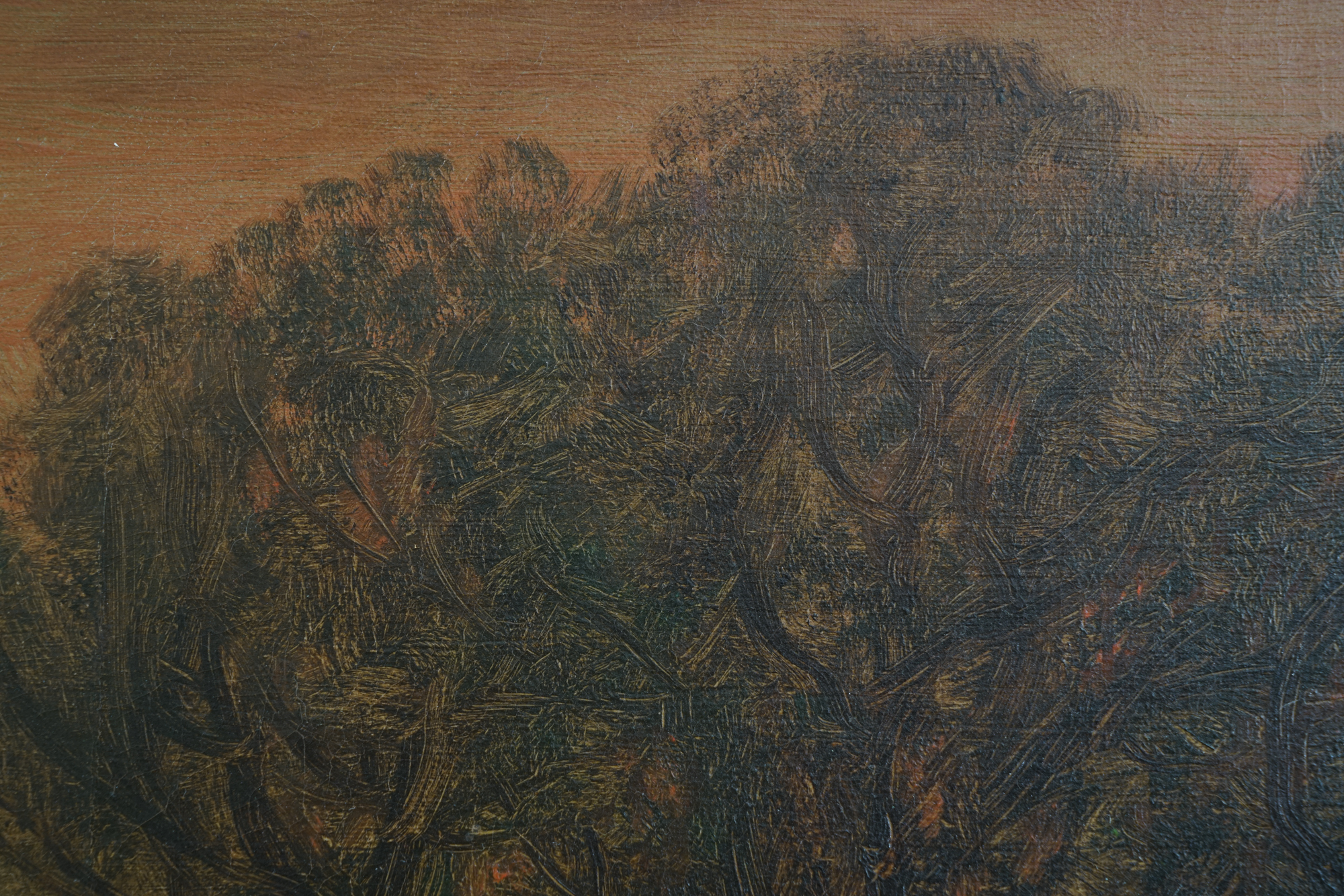 Wesley Elbridge Webber Pastoral Landscape Oil Painting