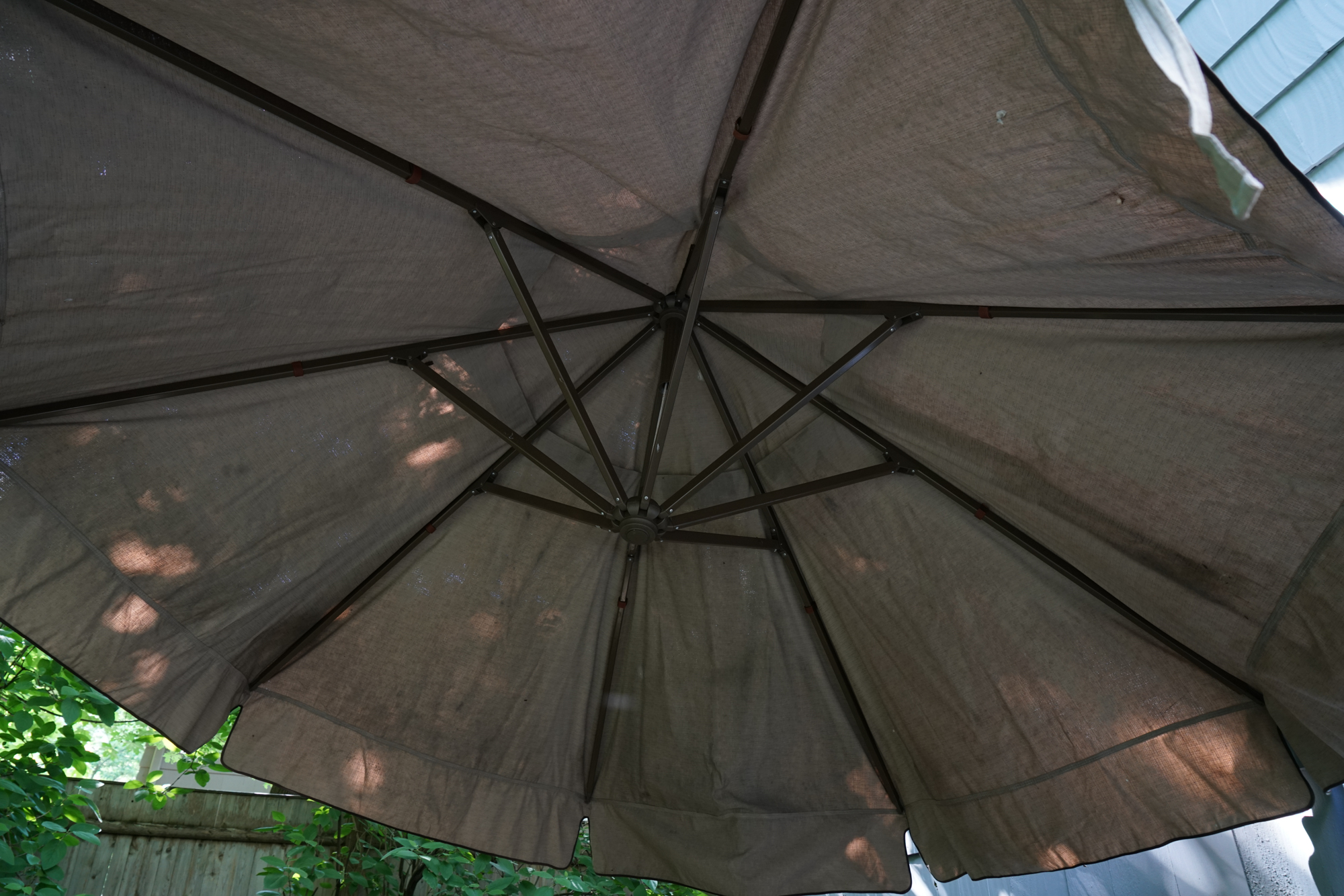 Sun Garden Easy Sun Parasol Umbrella with Weighted Base