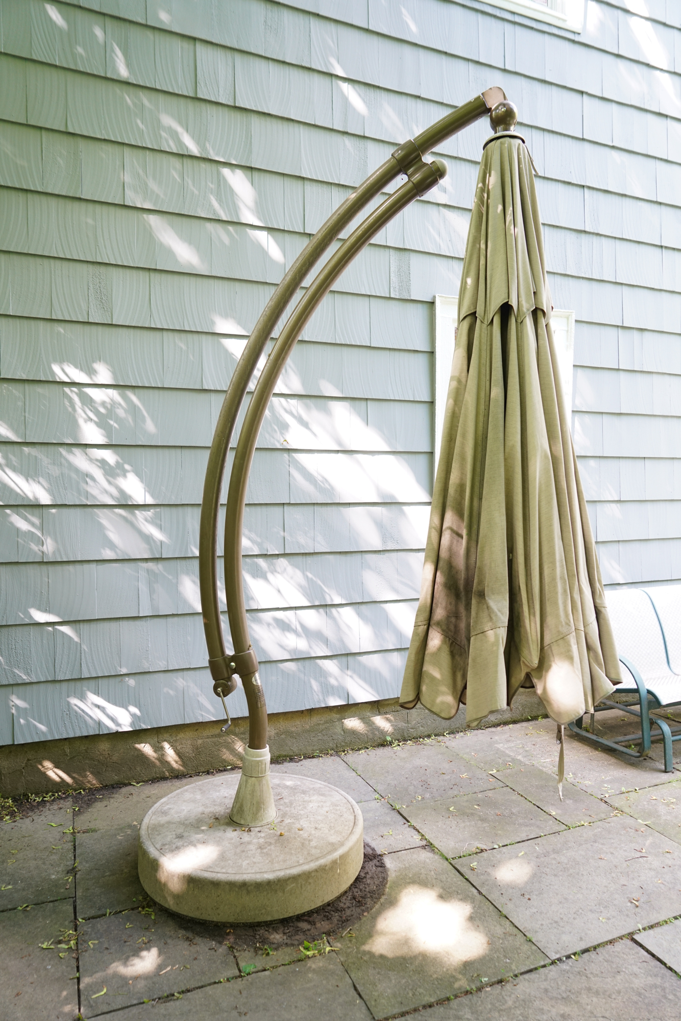 Sun Garden Easy Sun Parasol Umbrella with Weighted Base