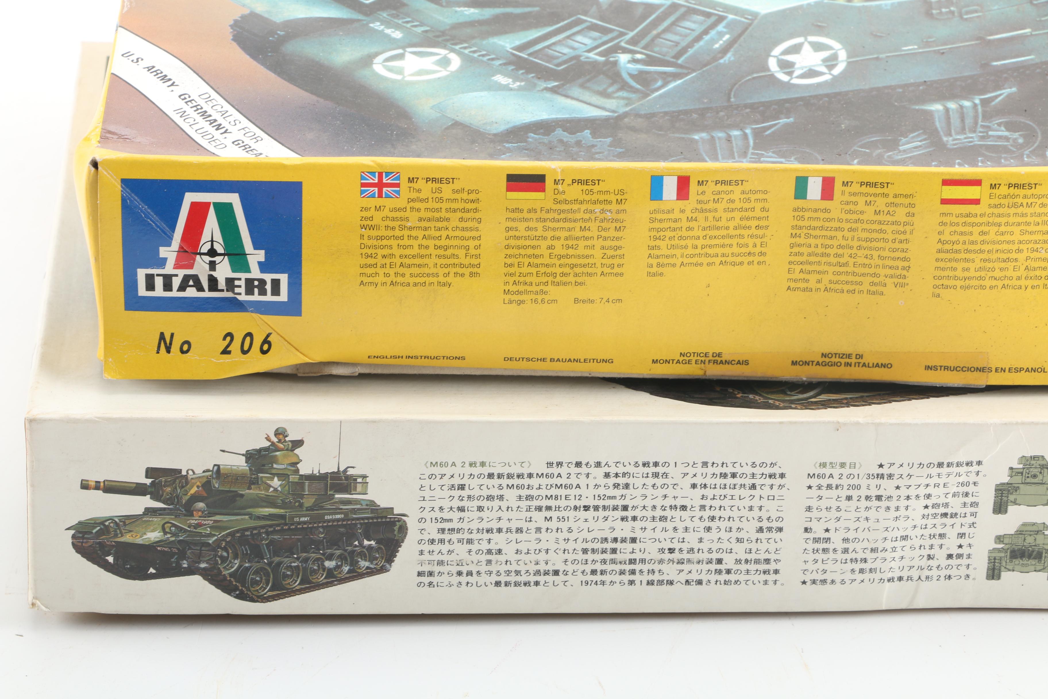1:35 Scale Military Vehicle Model Kits including Tamiya