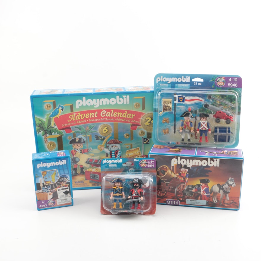 Playmobil Pirate Themed Sets Including "Pirate Adventure Advent Calendar"