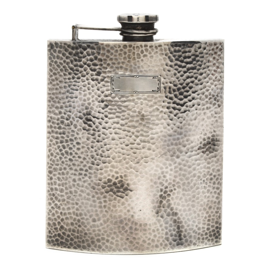 Watrous Mfg. Co. Sterling Silver Flask