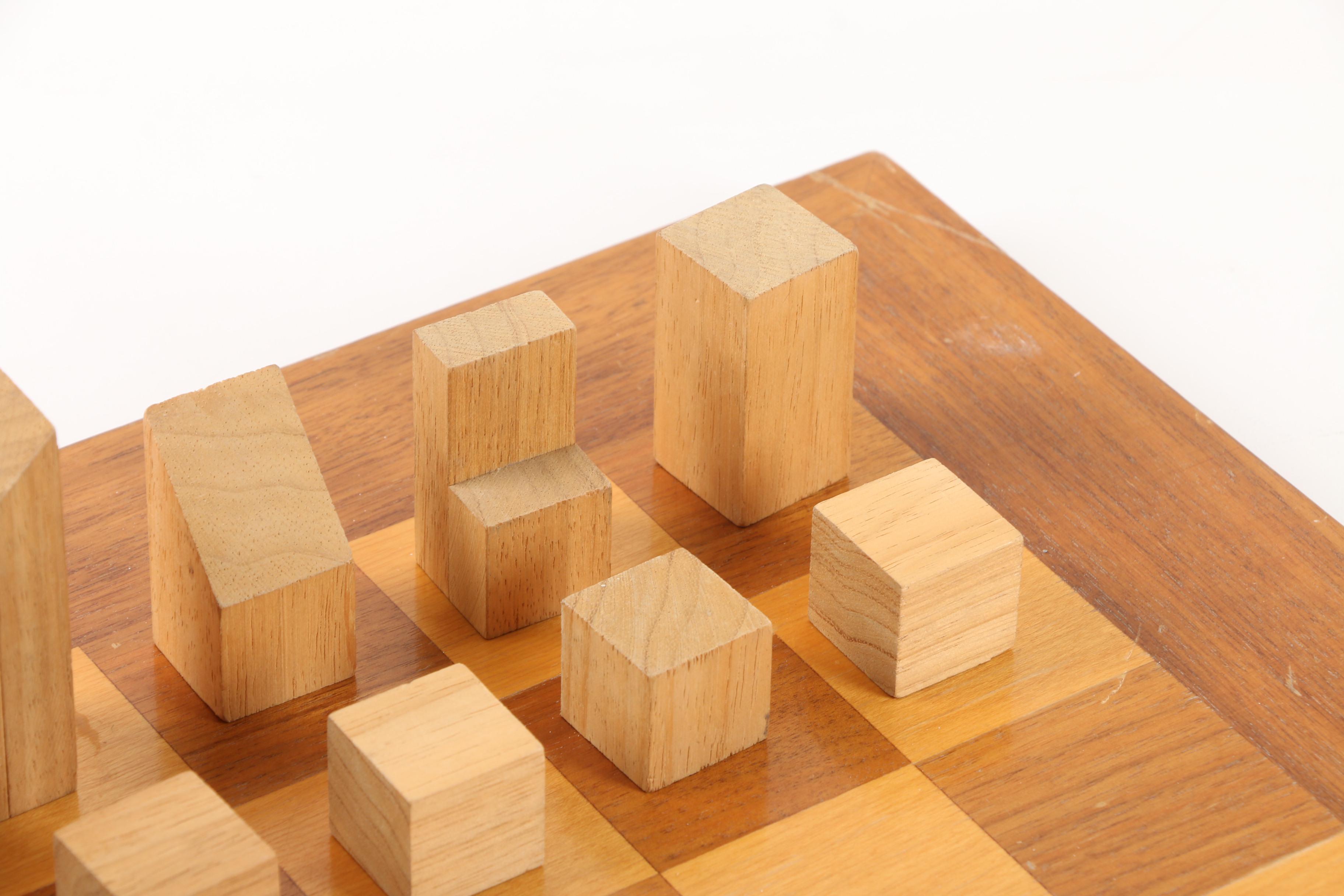 Berea College Woodcraft Handmade Chess Set