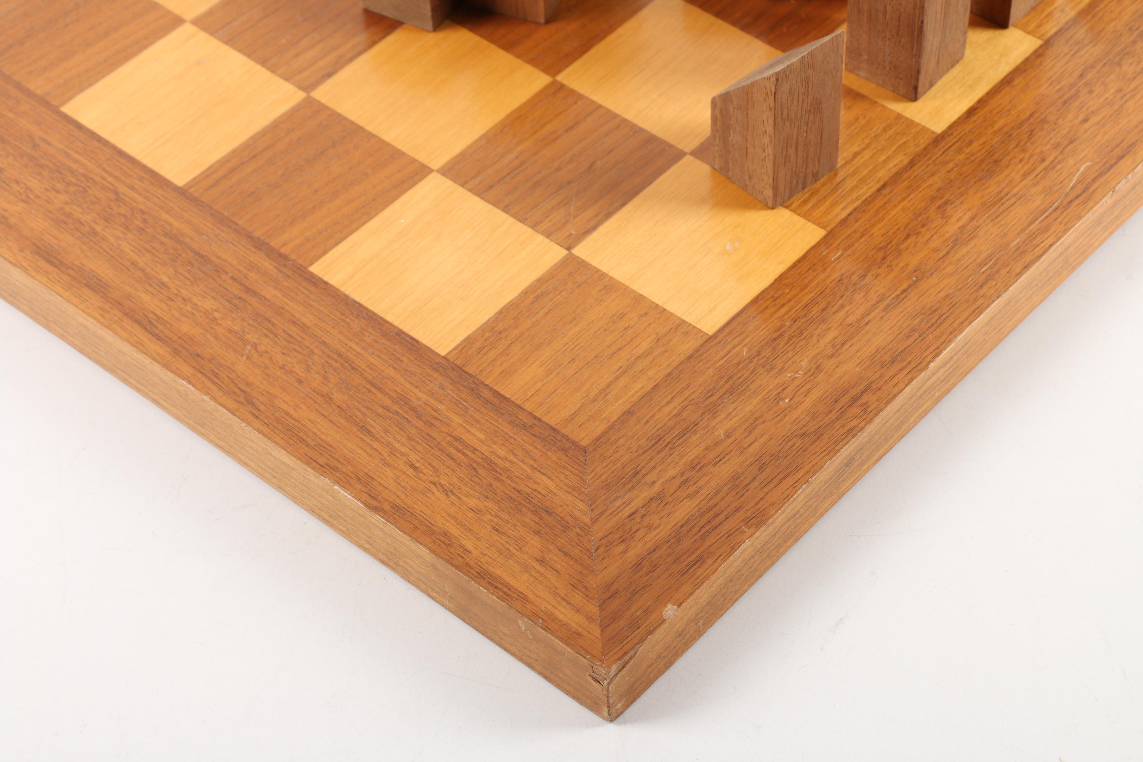 Berea College Woodcraft Handmade Chess Set