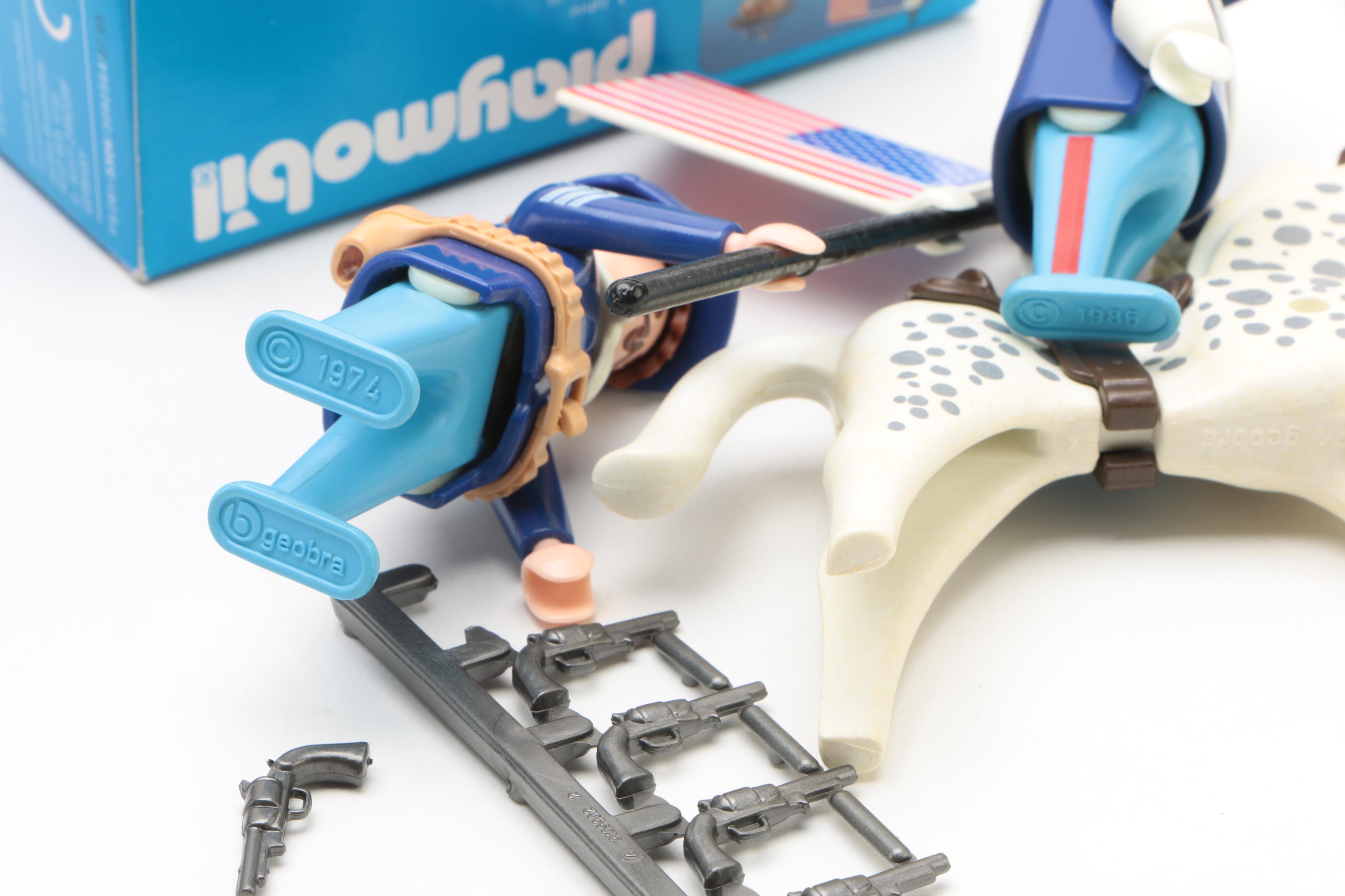 Playmobil Western and Soldier Themed Sets Including "U.S. Cavalry"