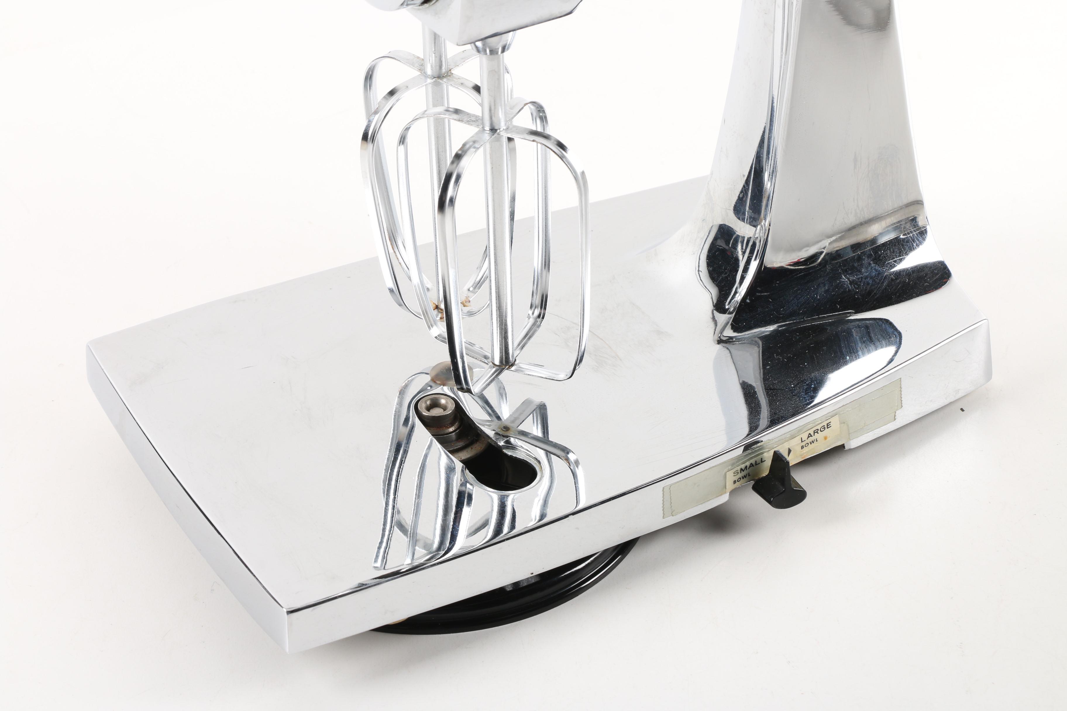 Vintage Sunbeam Mixmaster Stand Mixer with Stainless Steel Bowls