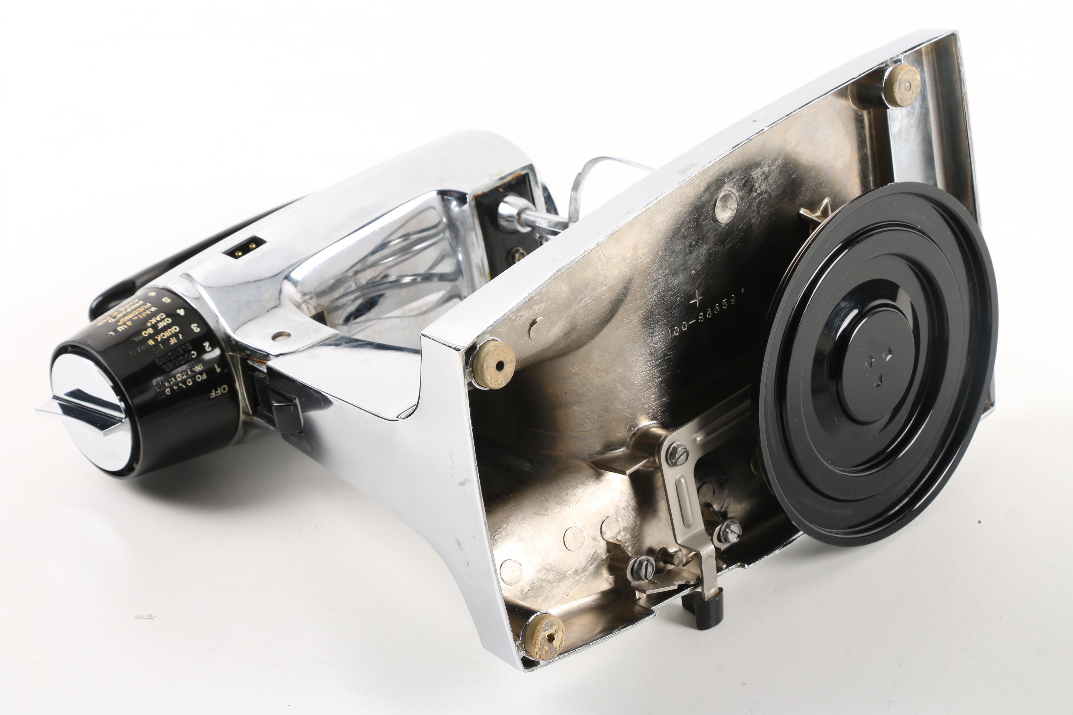 Vintage Sunbeam Mixmaster Stand Mixer with Stainless Steel Bowls