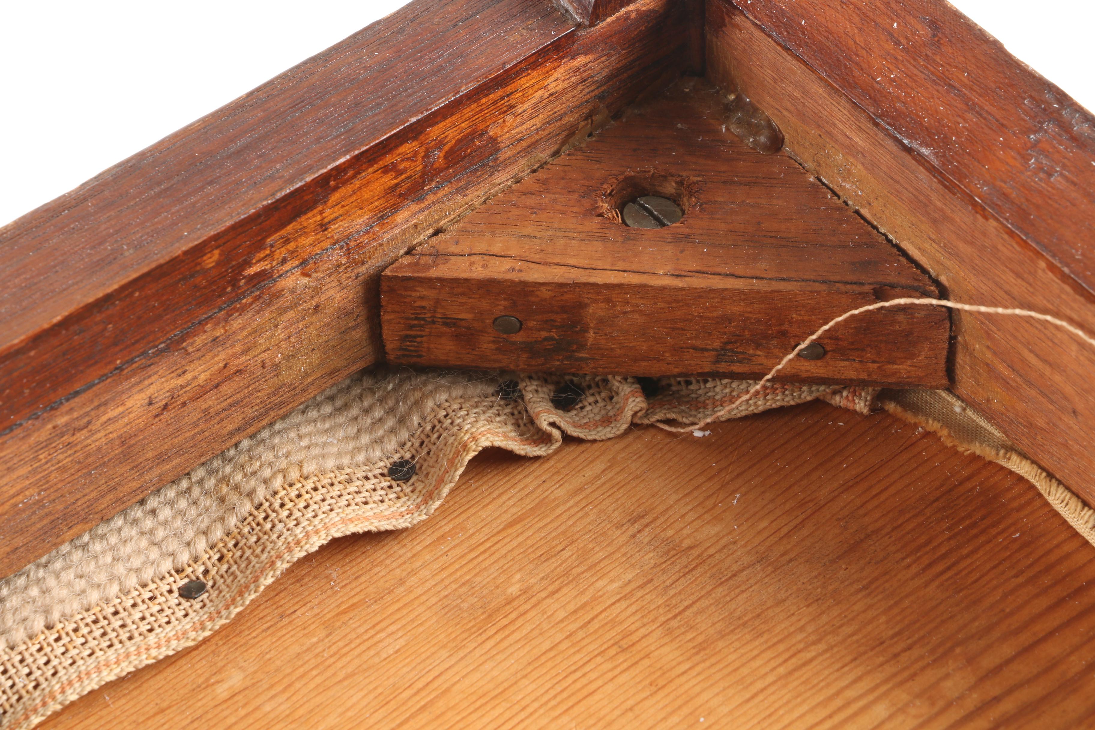 Vintage Needlepoint Footstool