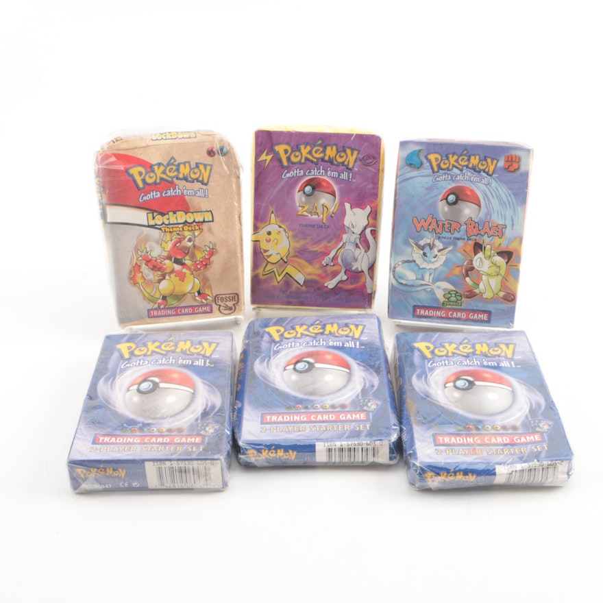 Pokémon Starter Set and Theme Deck Card Packs