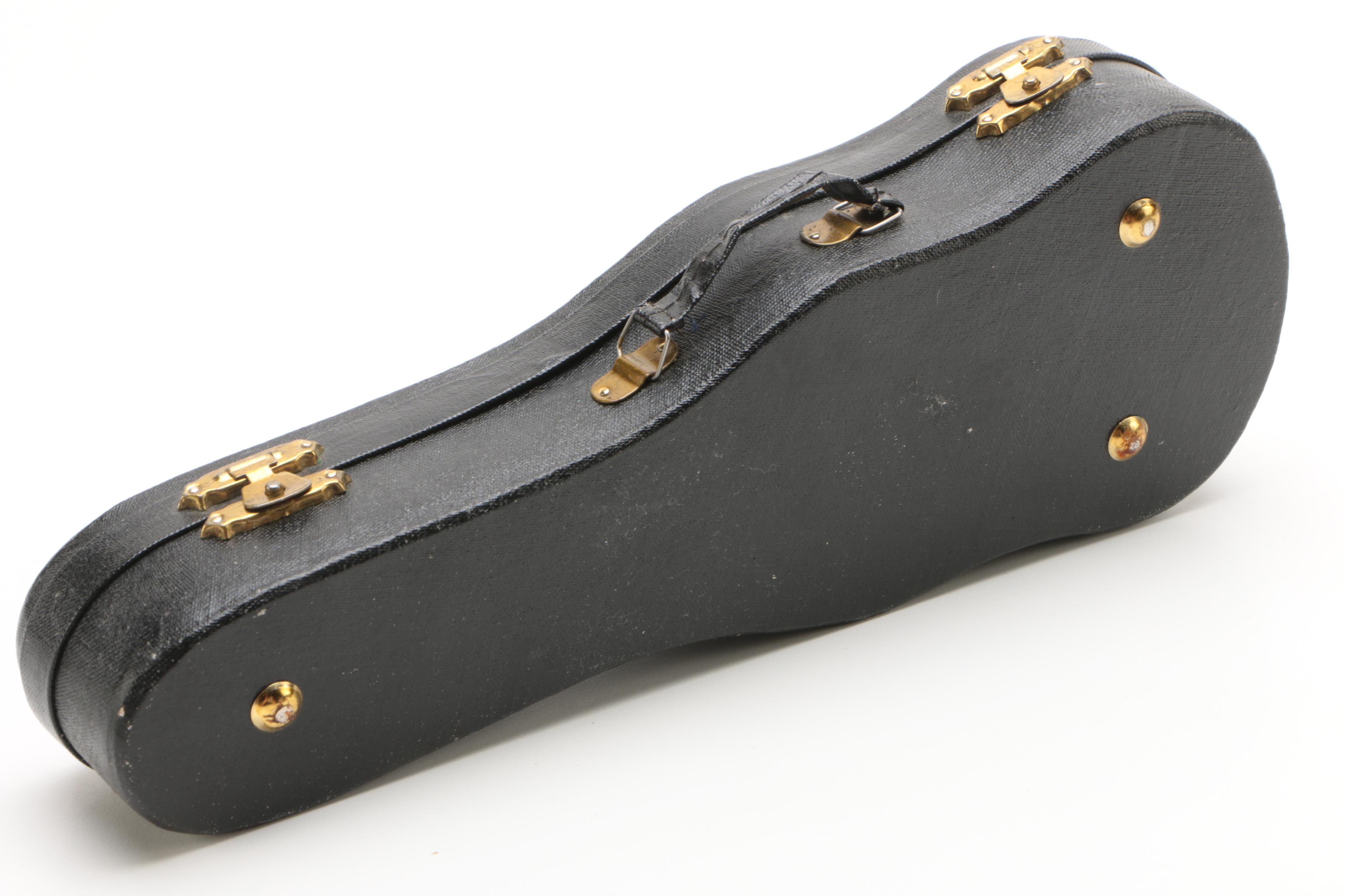 Miniature Violin and Saxophone with Cases, Including Authentic Models