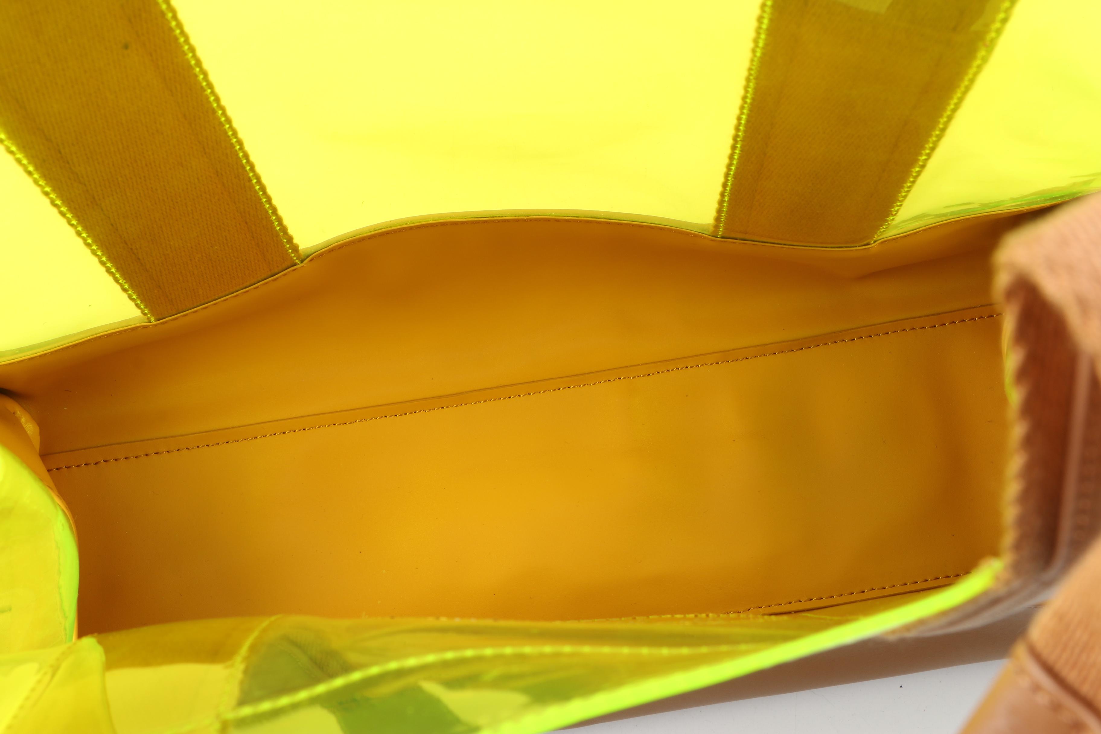 Tory Burch Plastic and Leather Tote Bag