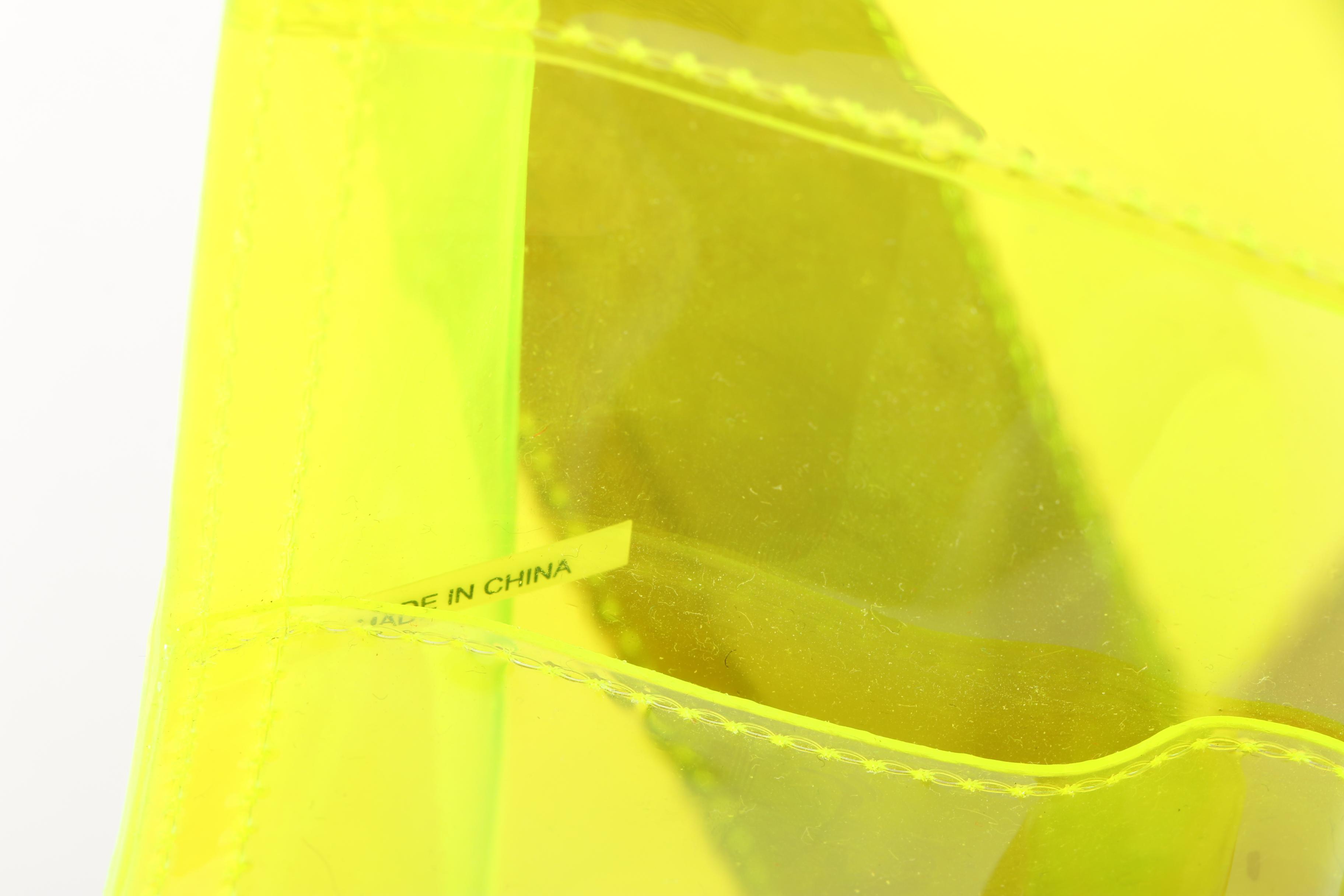 Tory Burch Plastic and Leather Tote Bag