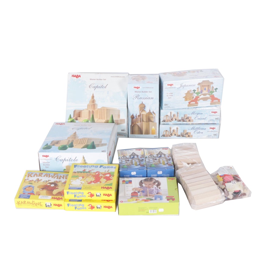 Haba Building Sets Including Japanese Architecture