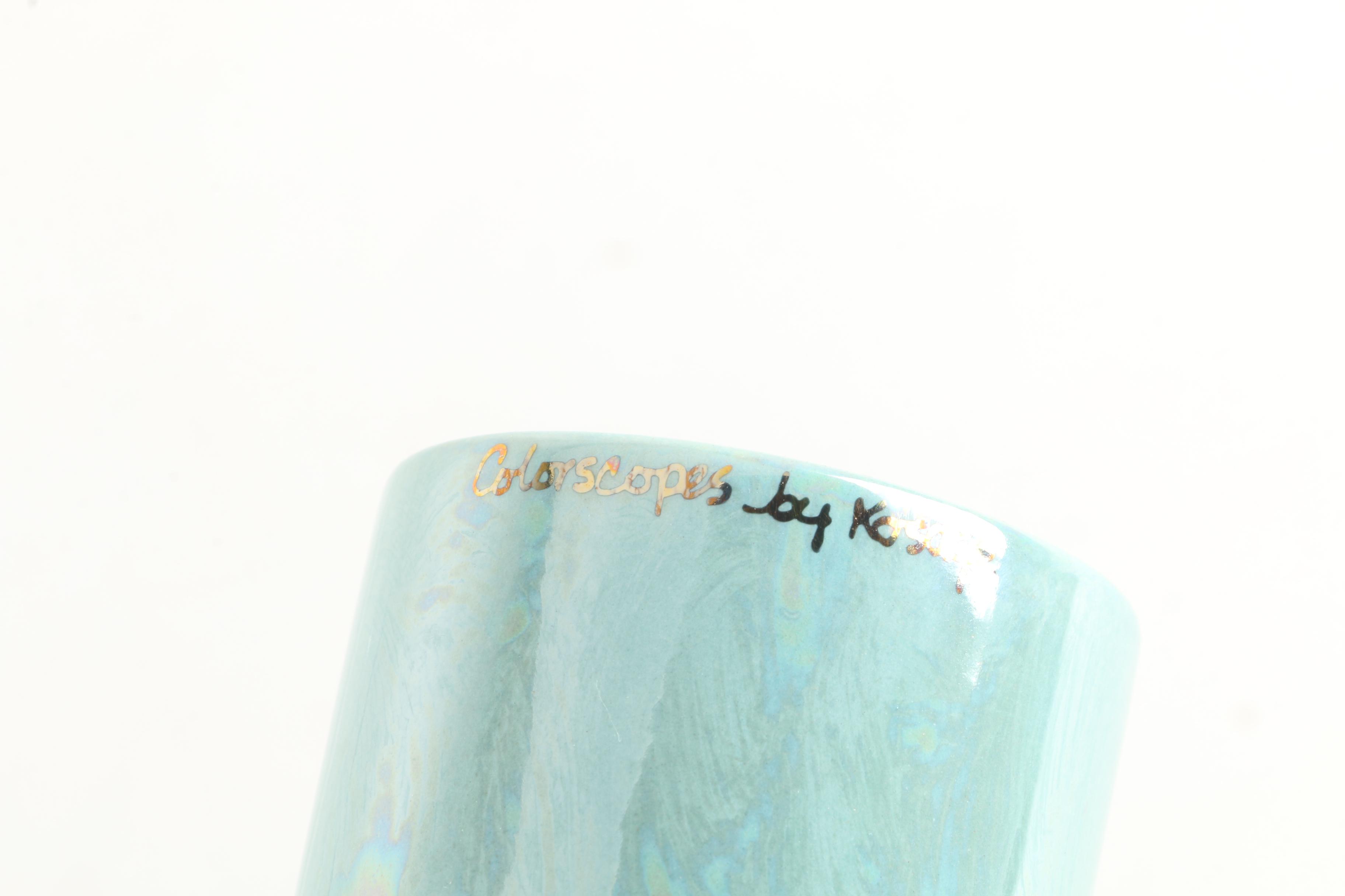 Porcelain "Colorscopes" Kaleidoscope by Joy Kosage